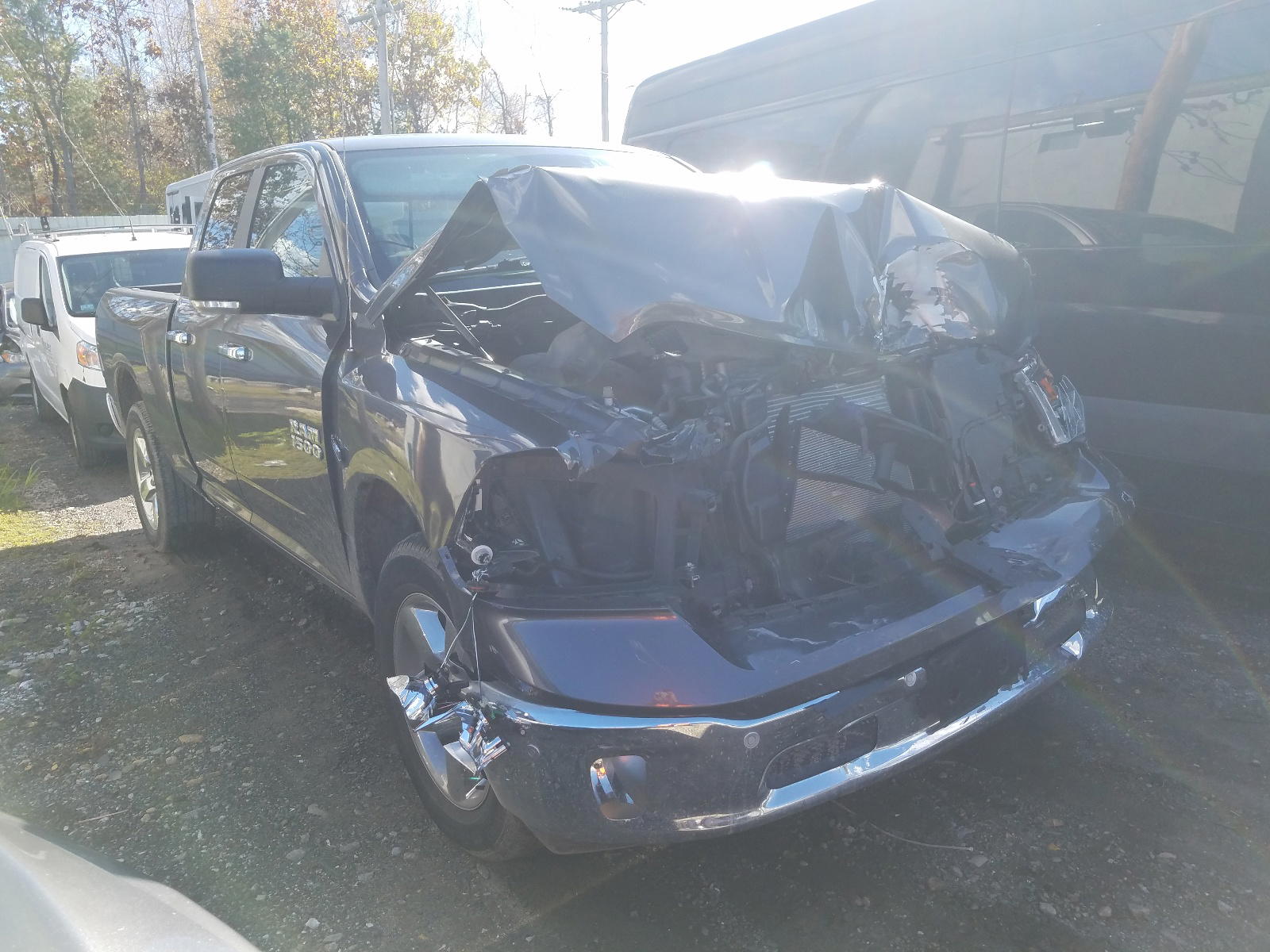 RAM 1500 SLT 2015 with VIN 1C6RR7GTXFS696358 - Photo from auction