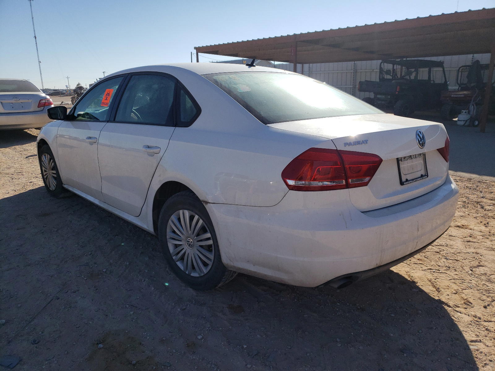 Photo 3 from auction – 2014 VOLKSWAGEN PASSAT S with VIN 1VWAP7A39EC002415