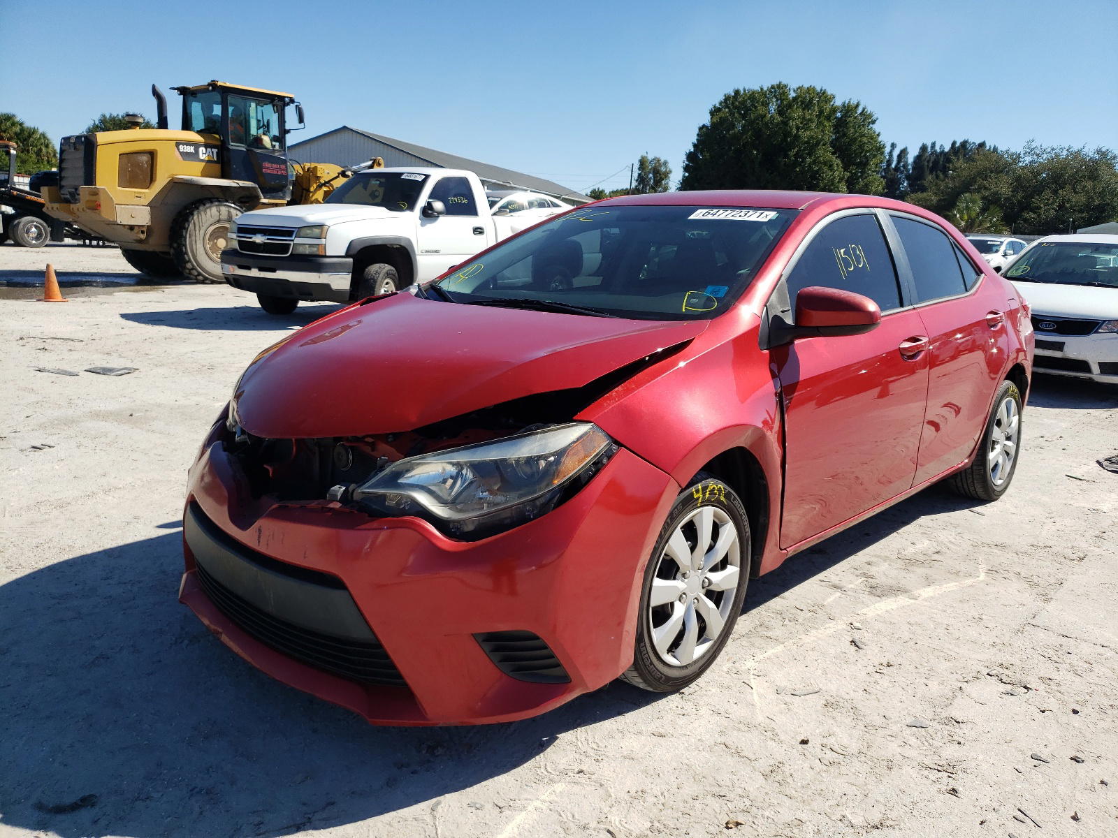 Photo 2 from auction – 2014 TOYOTA COROLLA L with VIN 2T1BURHE8EC197708