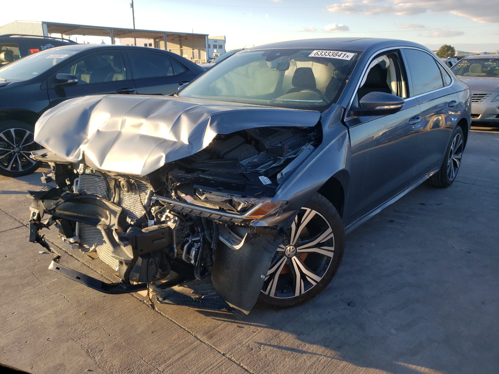 Photo 2 from auction – 2021 VOLKSWAGEN PASSAT SE with VIN 1VWSA7A31MC017656