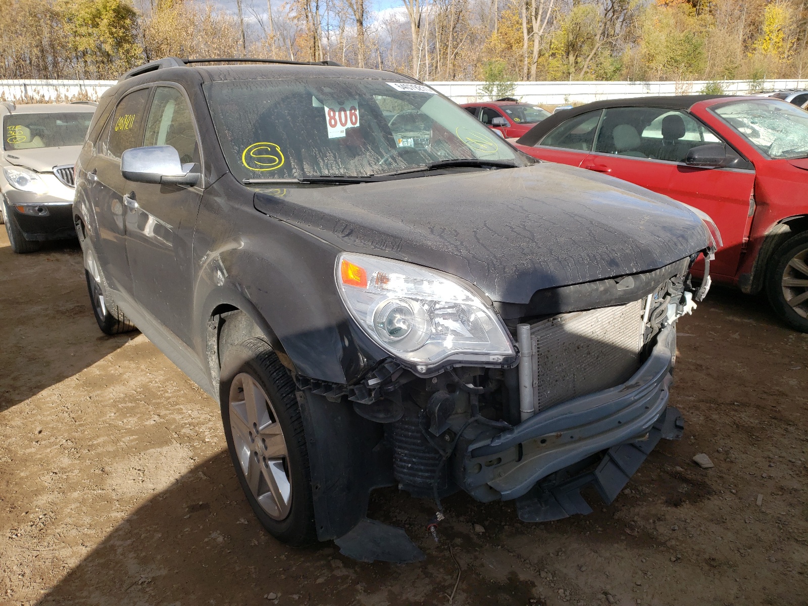 CHEVROLET EQUINOX LT 2014 with VIN 2GNFLHEKXE6335590 - Photo from auction