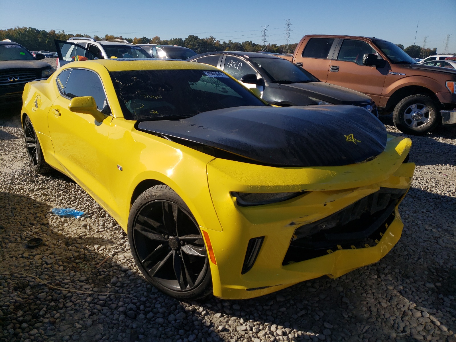 Photo 1 from auction – 2018 CHEVROLET CAMARO LT with VIN 1G1FB1RS2J0137885