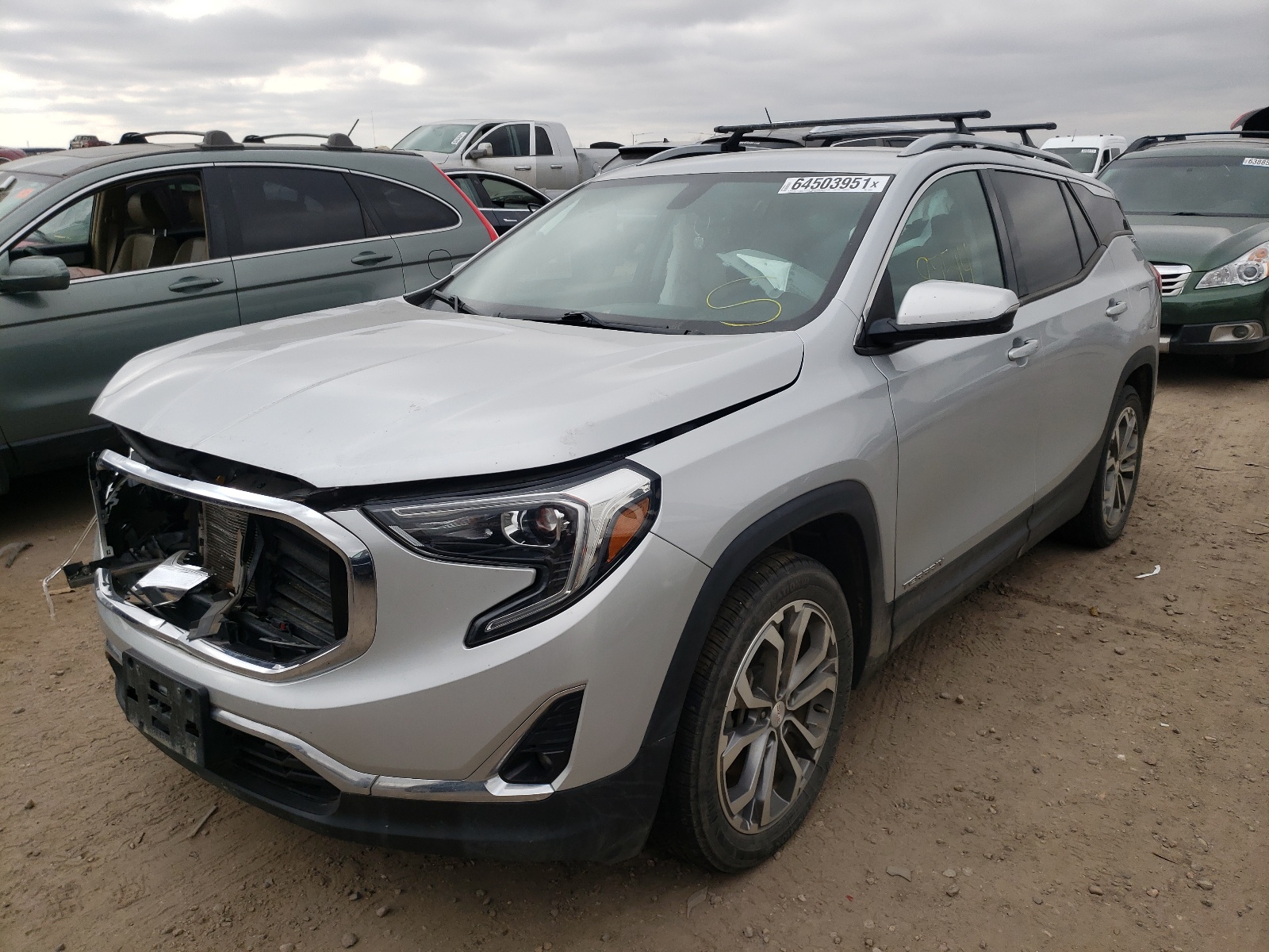 Photo 2 from auction – 2018 GMC TERRAIN SL with VIN 3GKALVEX6JL285634