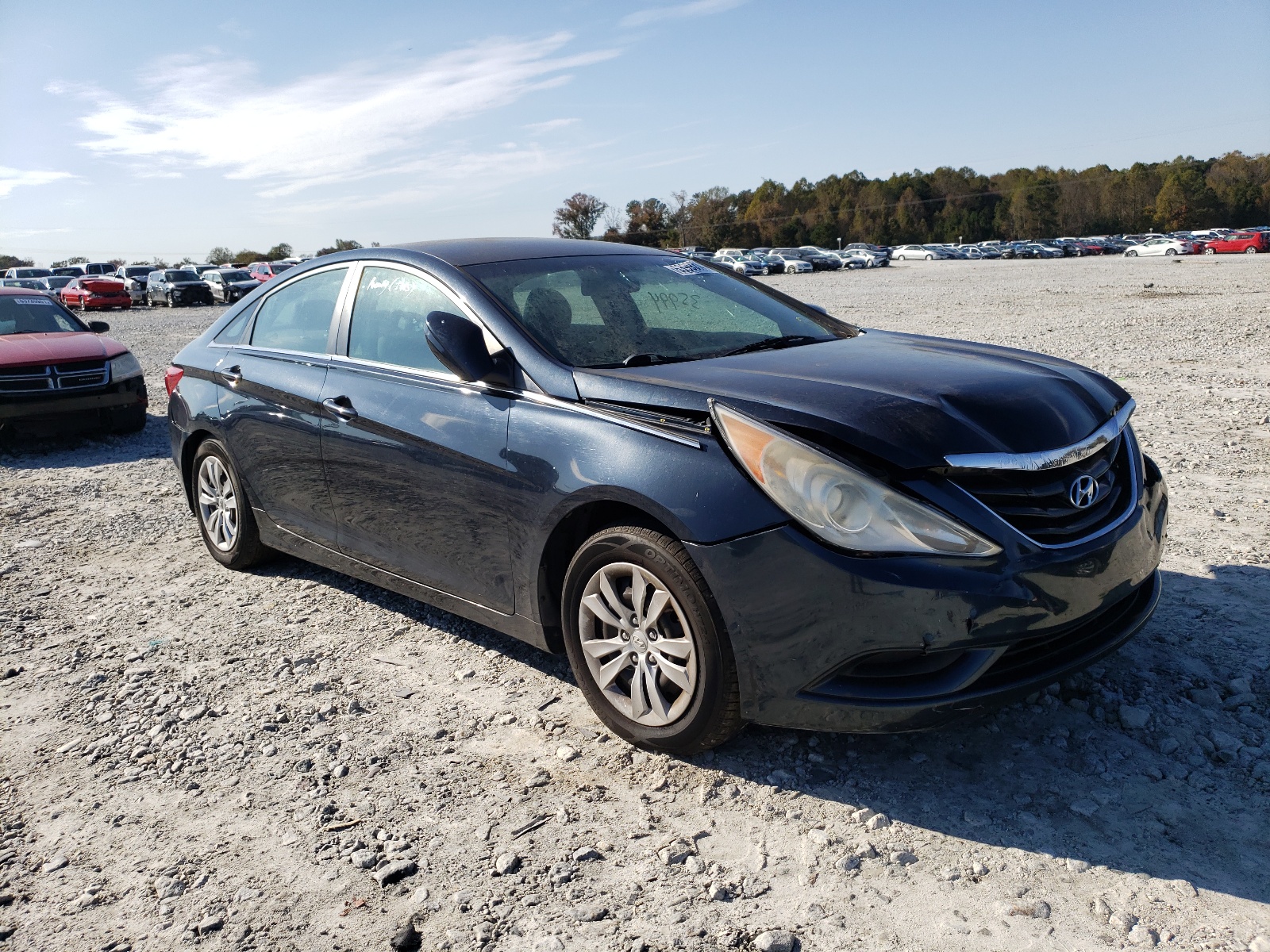 HYUNDAI SONATA GLS 2011 with VIN 5NPEB4AC8BH125981 - Photo from auction