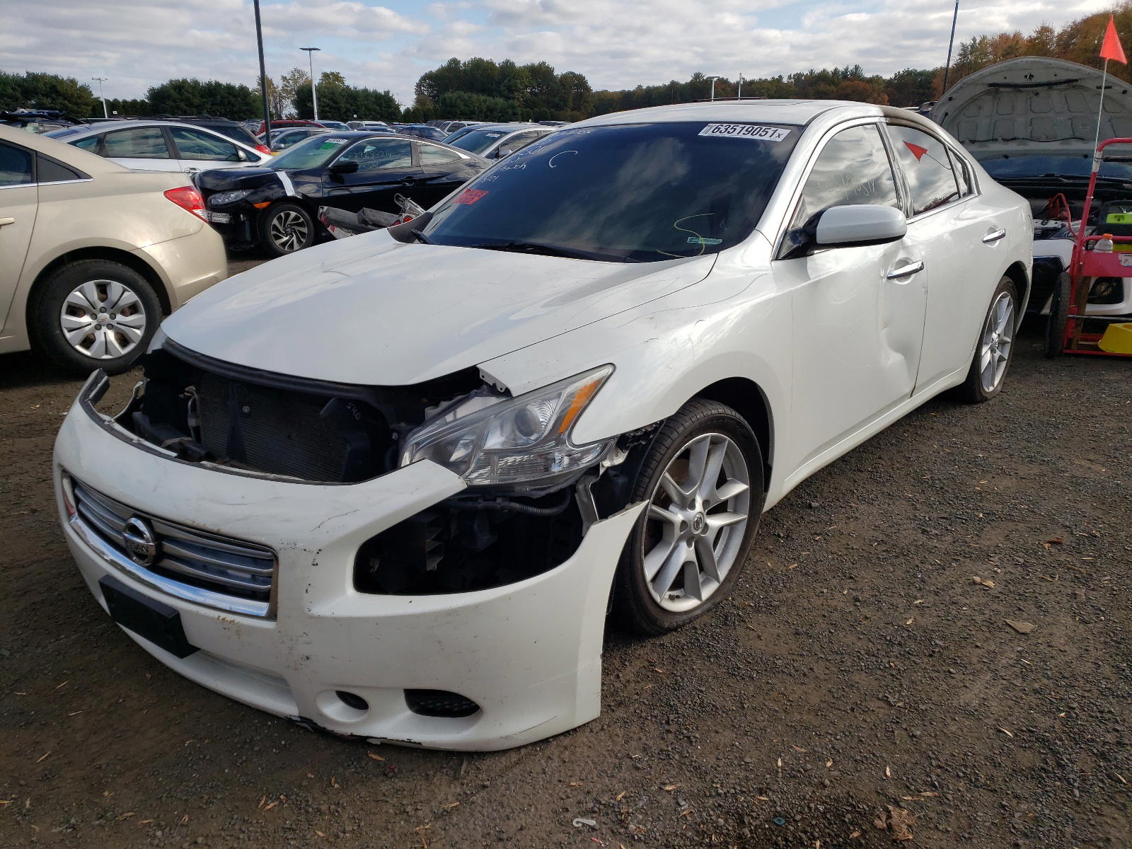Photo 2 from auction – 2014 NISSAN MAXIMA S with VIN 1N4AA5AP4EC478668