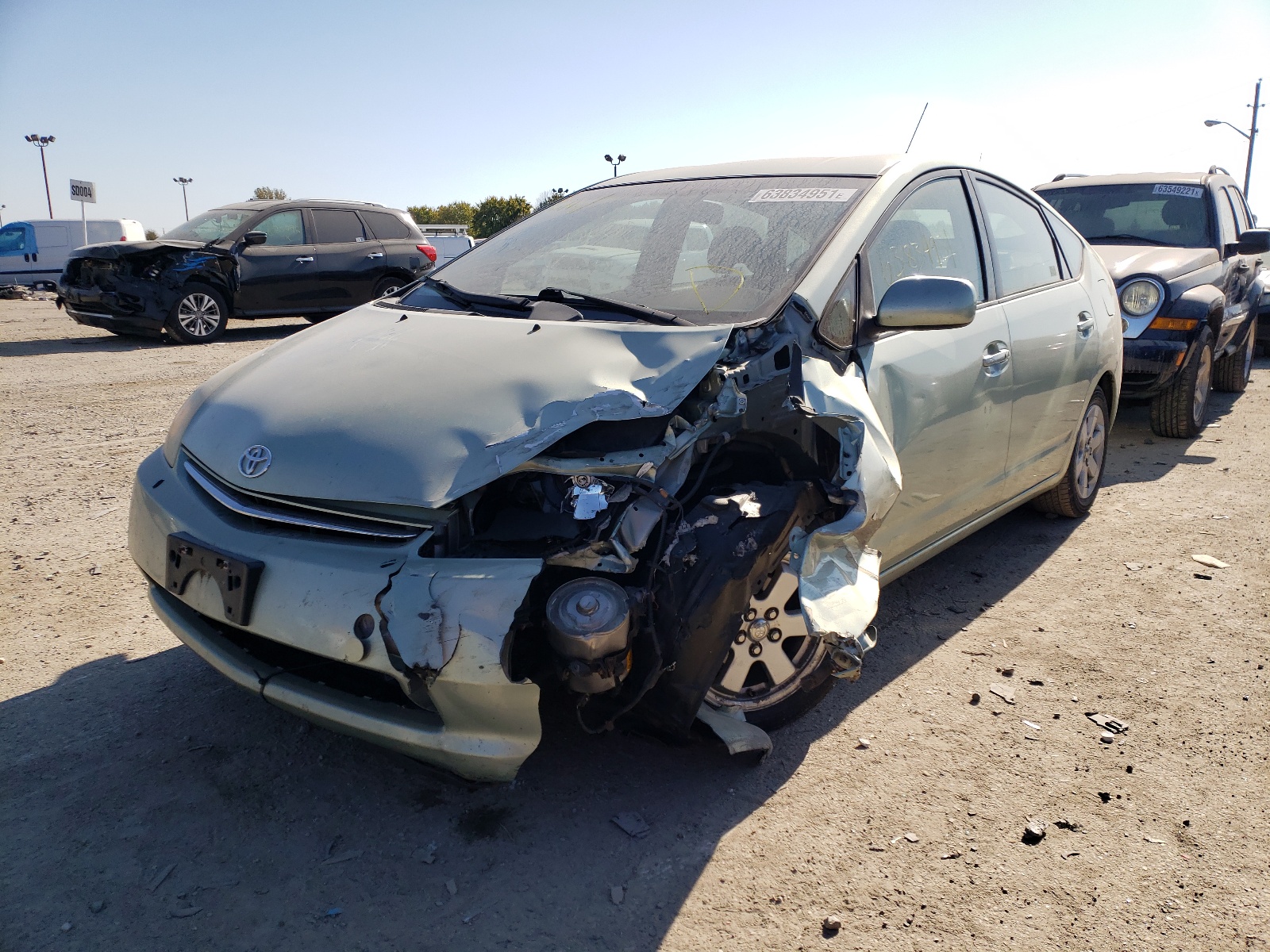 Photo 2 from auction – 2008 TOYOTA PRIUS with VIN JTDKB20U187772897