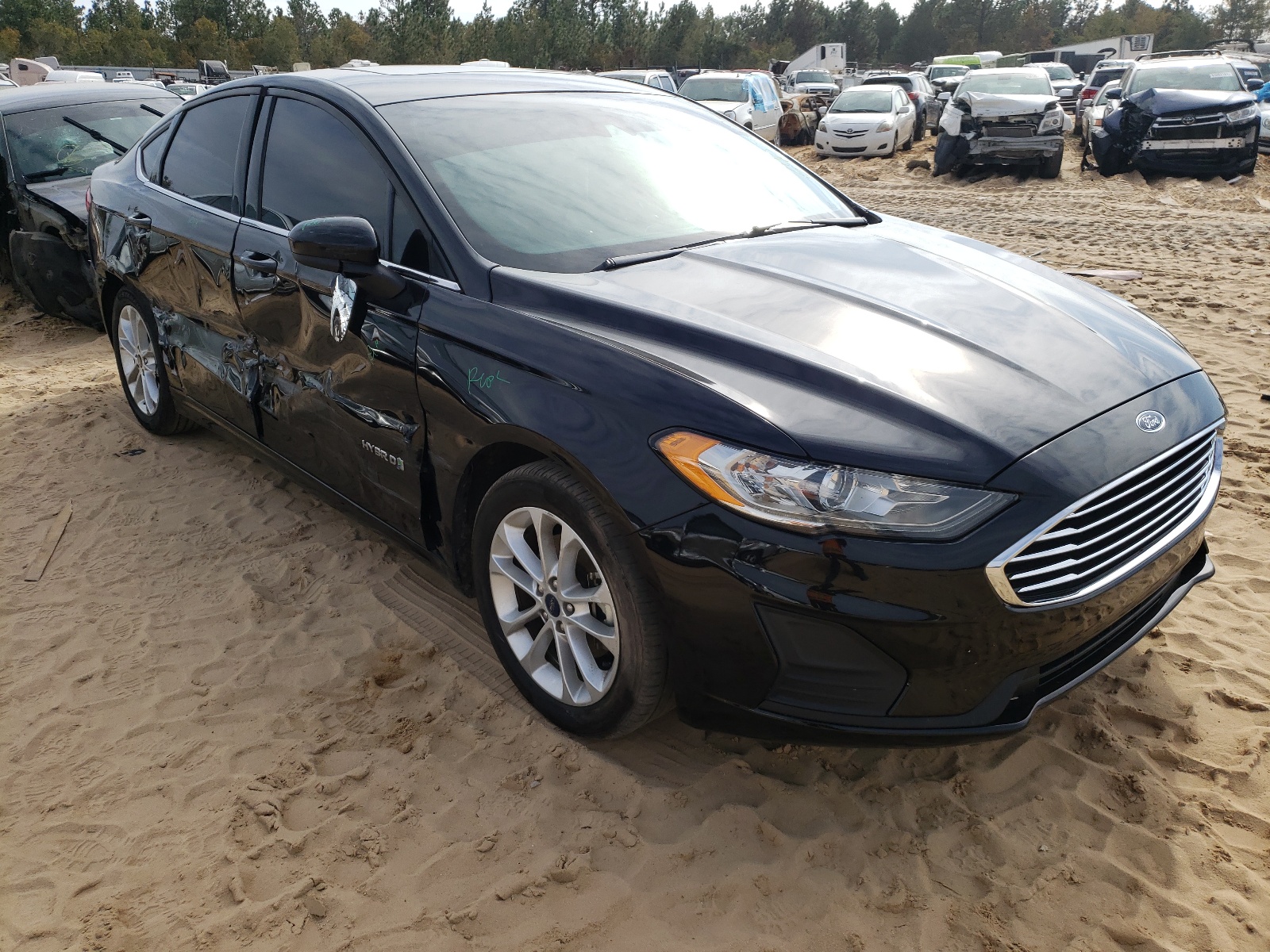 Photo 1 from auction – 2019 FORD FUSION SE with VIN 3FA6P0LU5KR180217