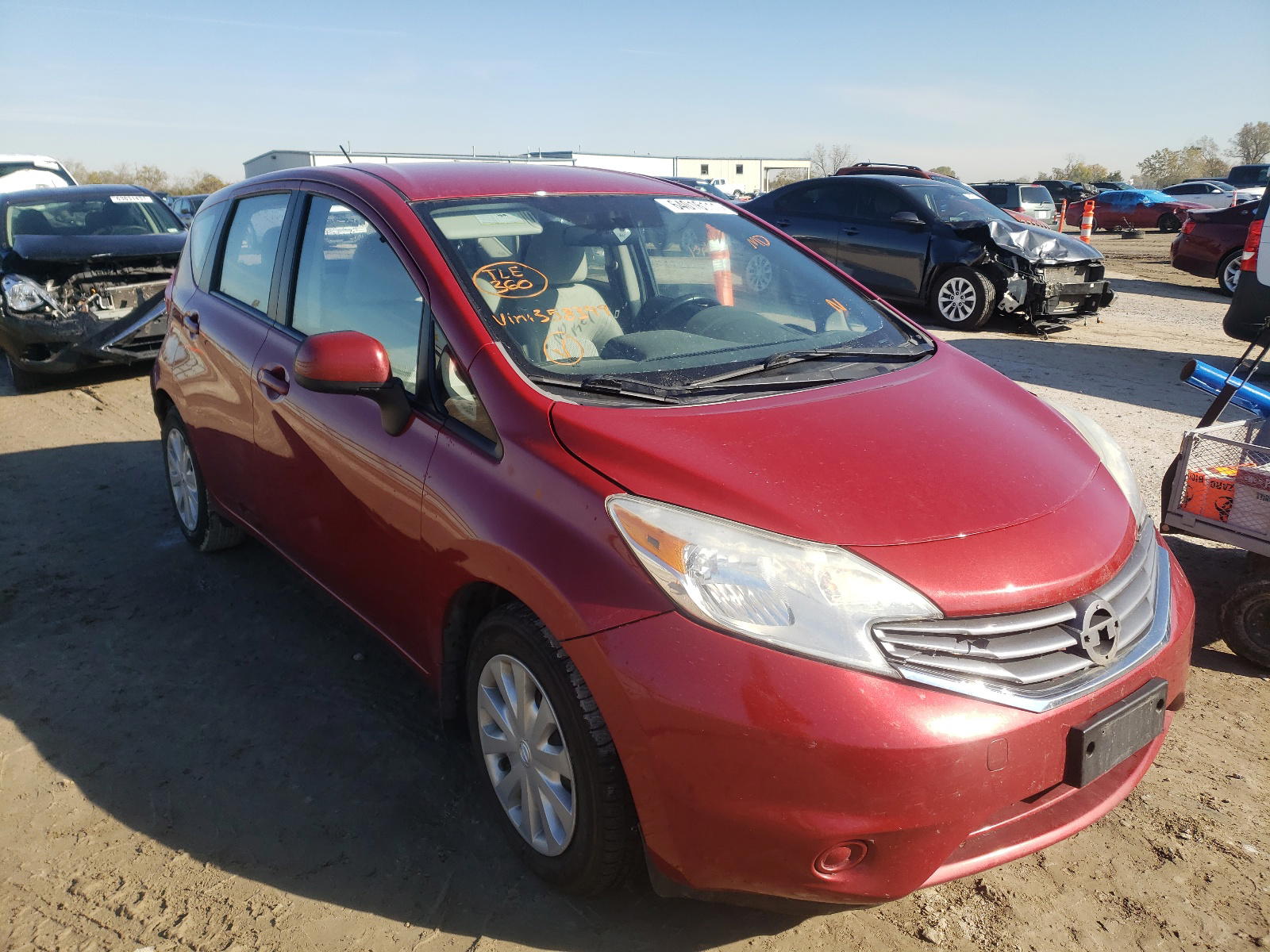 NISSAN VERSA NOTE 2014 with VIN 3N1CE2CP3EL358399 - Photo from auction
