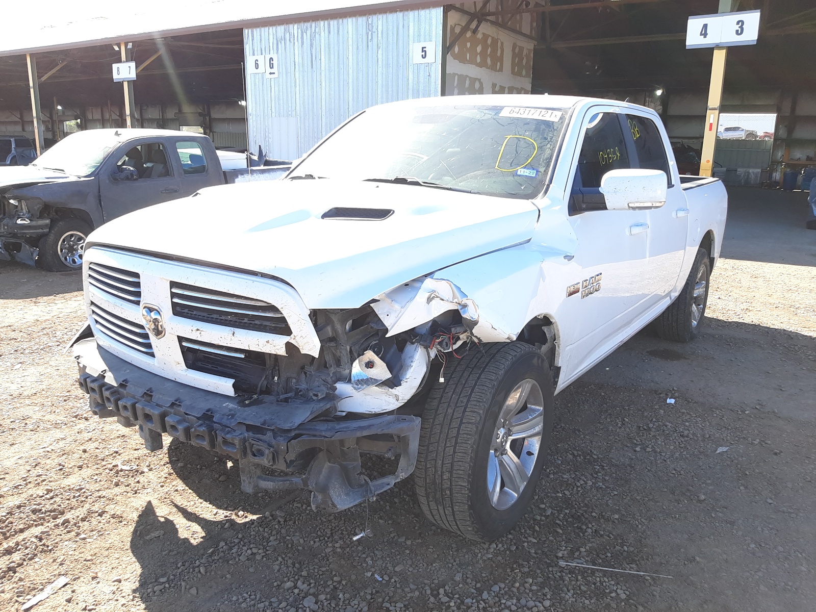 Photo 9 from auction – 2016 RAM 1500 SPORT with VIN 1C6RR6MT6GS369181