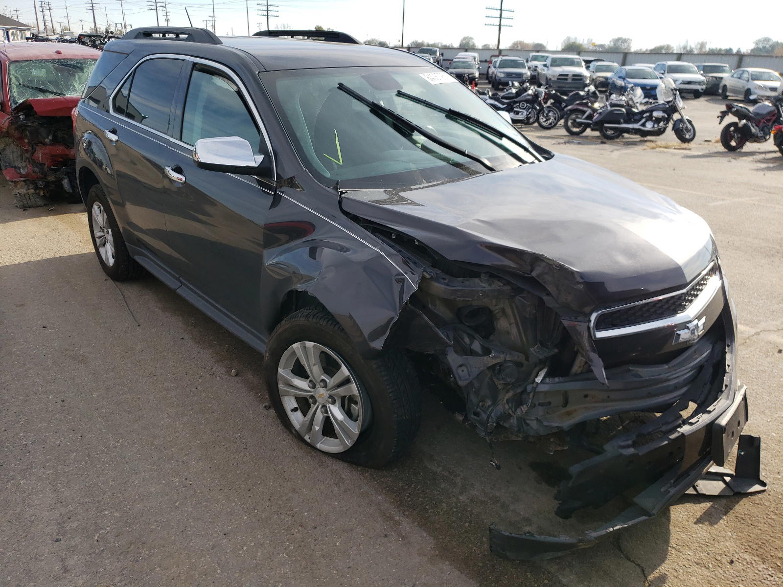 CHEVROLET EQUINOX LT 2015 with VIN 2GNFLFEK1F6113199 - Photo from auction