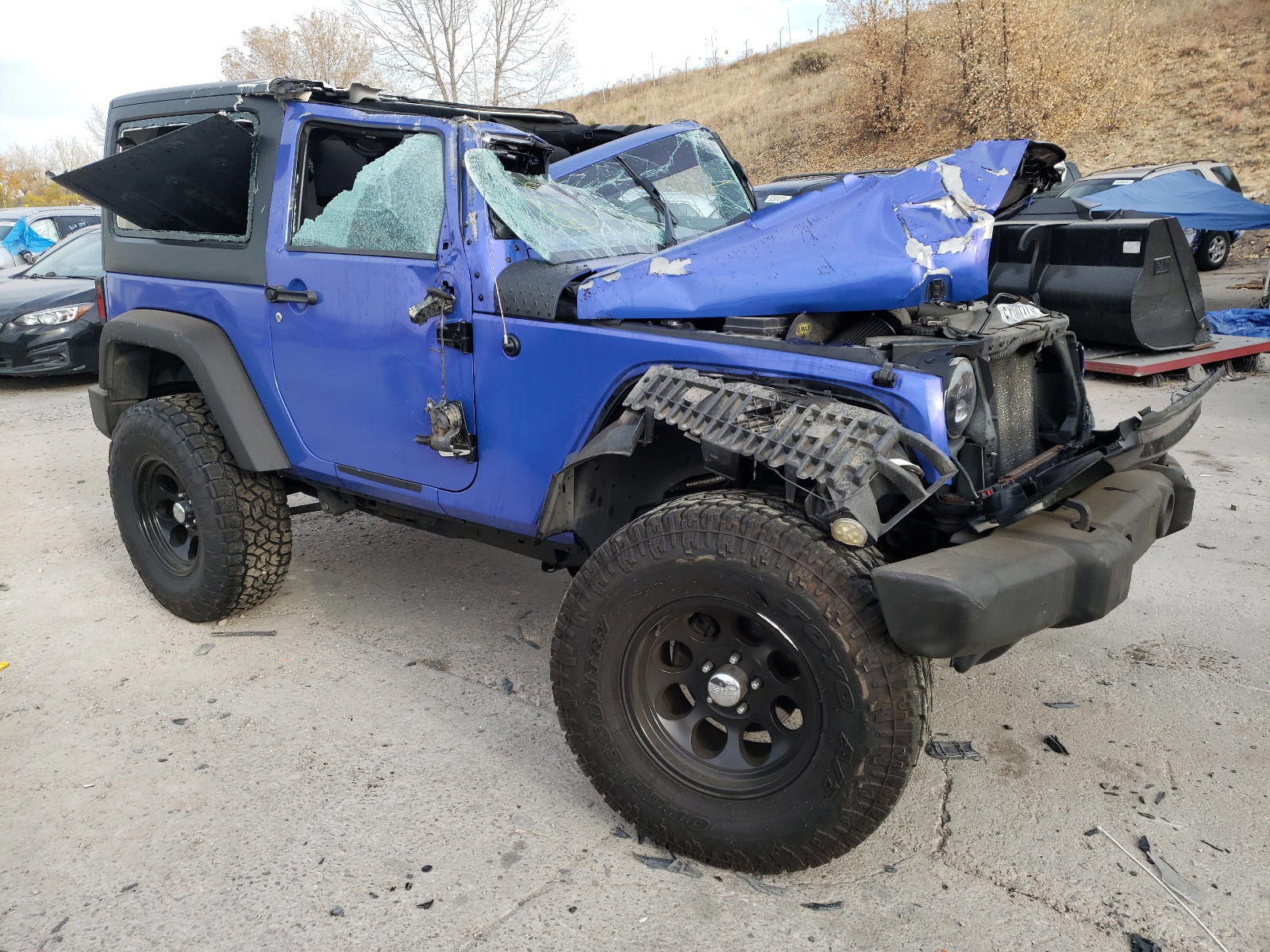 JEEP WRANGLER S 2011 with VIN 1J4AA2D17BL636281 - Photo from auction
