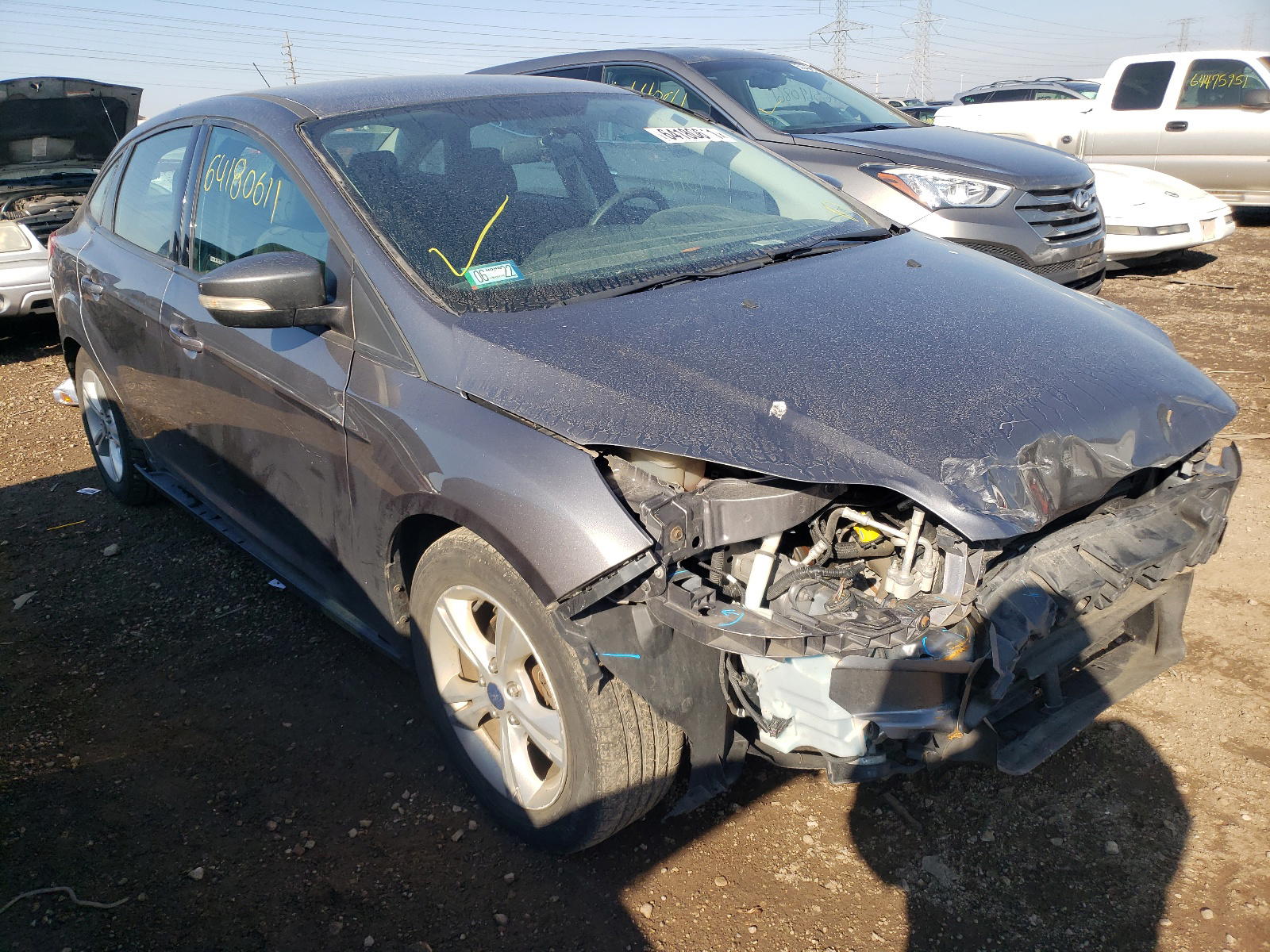 FORD FOCUS SE 2014 with VIN 1FADP3F26EL310396 - Photo from auction