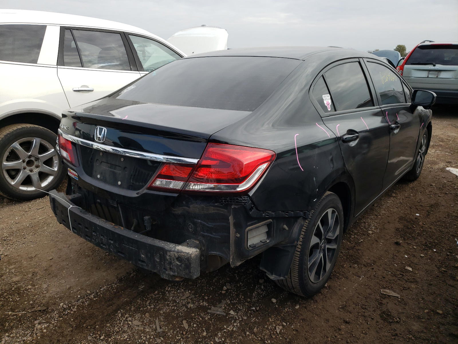 Photo 4 from auction – 2014 HONDA CIVIC EX with VIN 19XFB2F8XEE062100