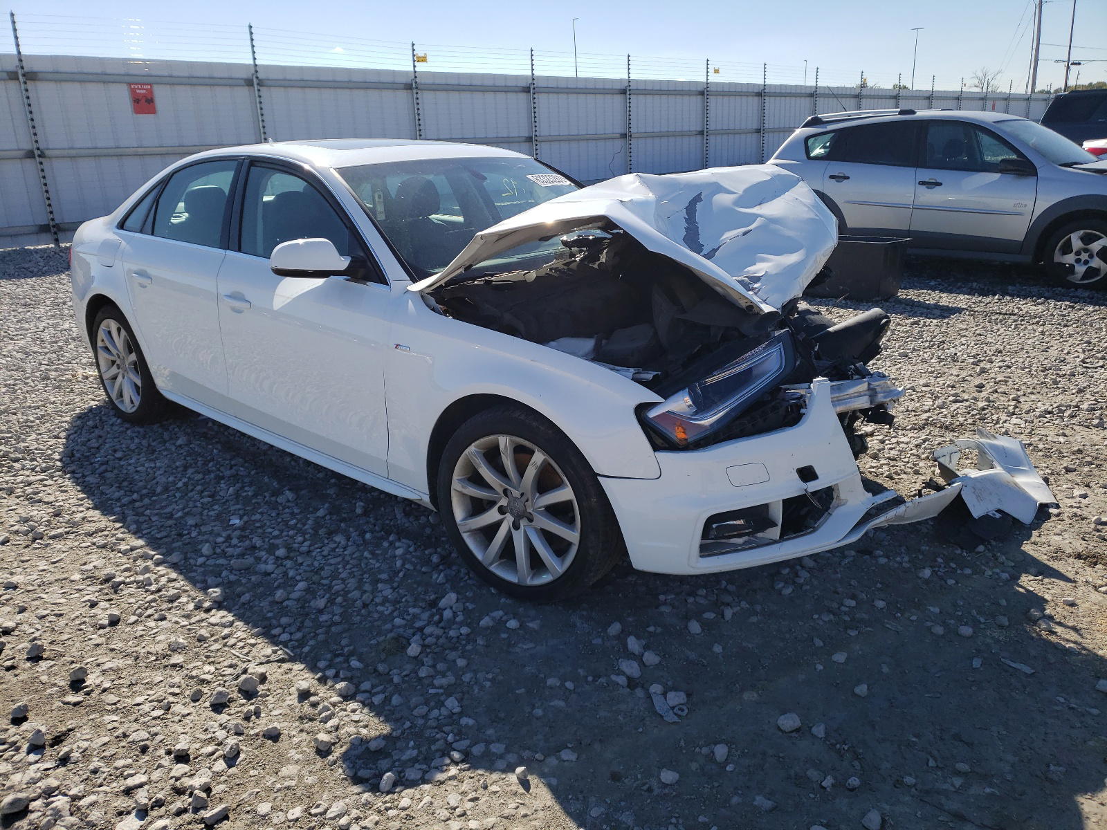 AUDI A4 2014 with VIN WAUBFAFL7EN030294 - Photo from auction