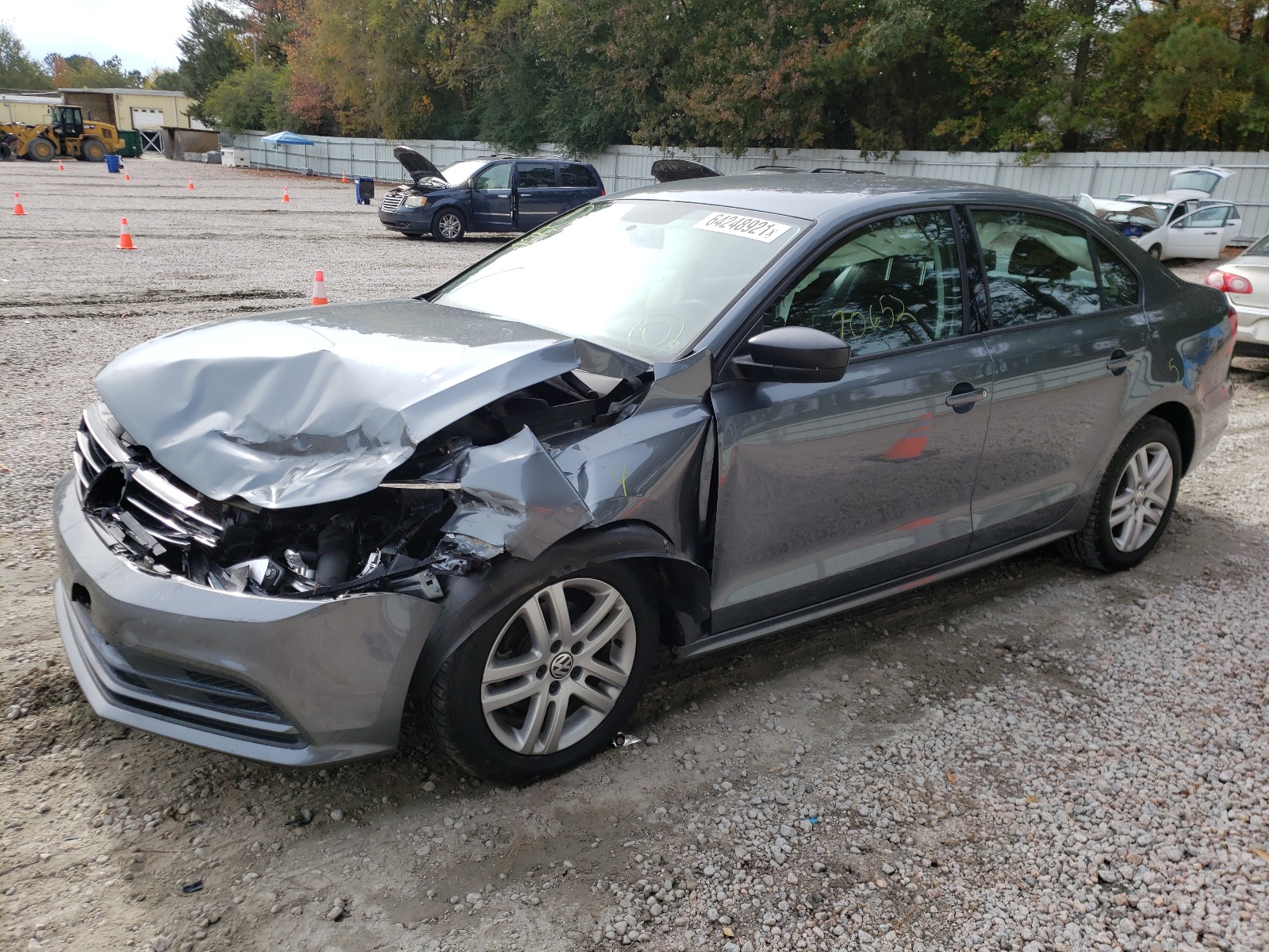 Photo 2 from auction – 2015 VOLKSWAGEN JETTA BASE with VIN 3VW1K7AJ8FM213523