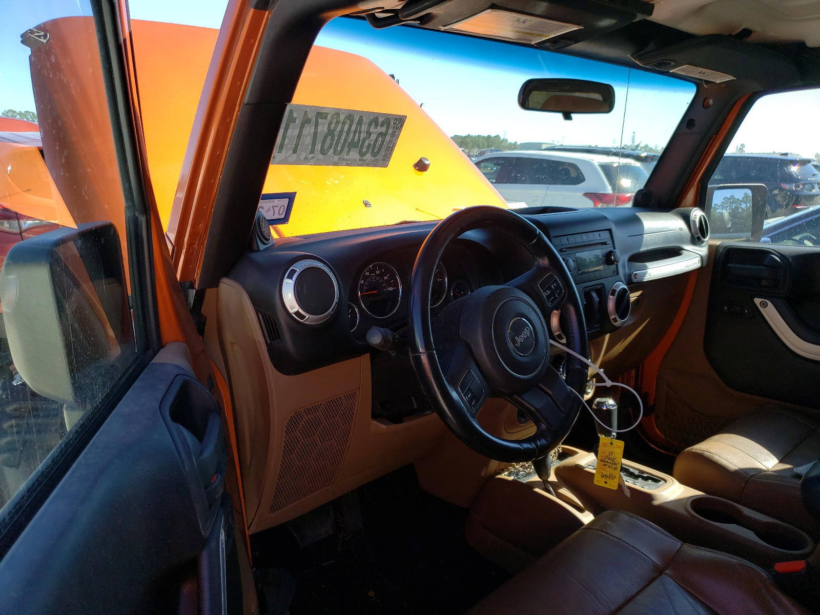 Photo 9 from auction – 2011 JEEP WRANGLER S with VIN 1J4AA5D12BL626680