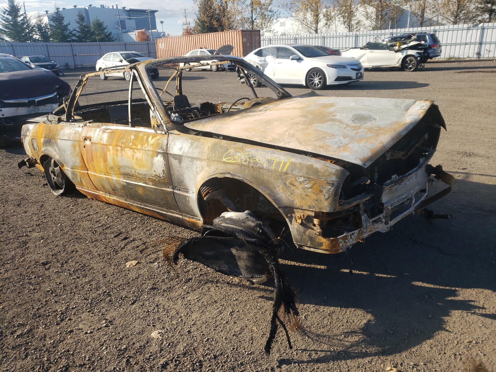 BMW 325 I AUTO 1989 with VIN WBABB2300KEC18407 - Photo from auction
