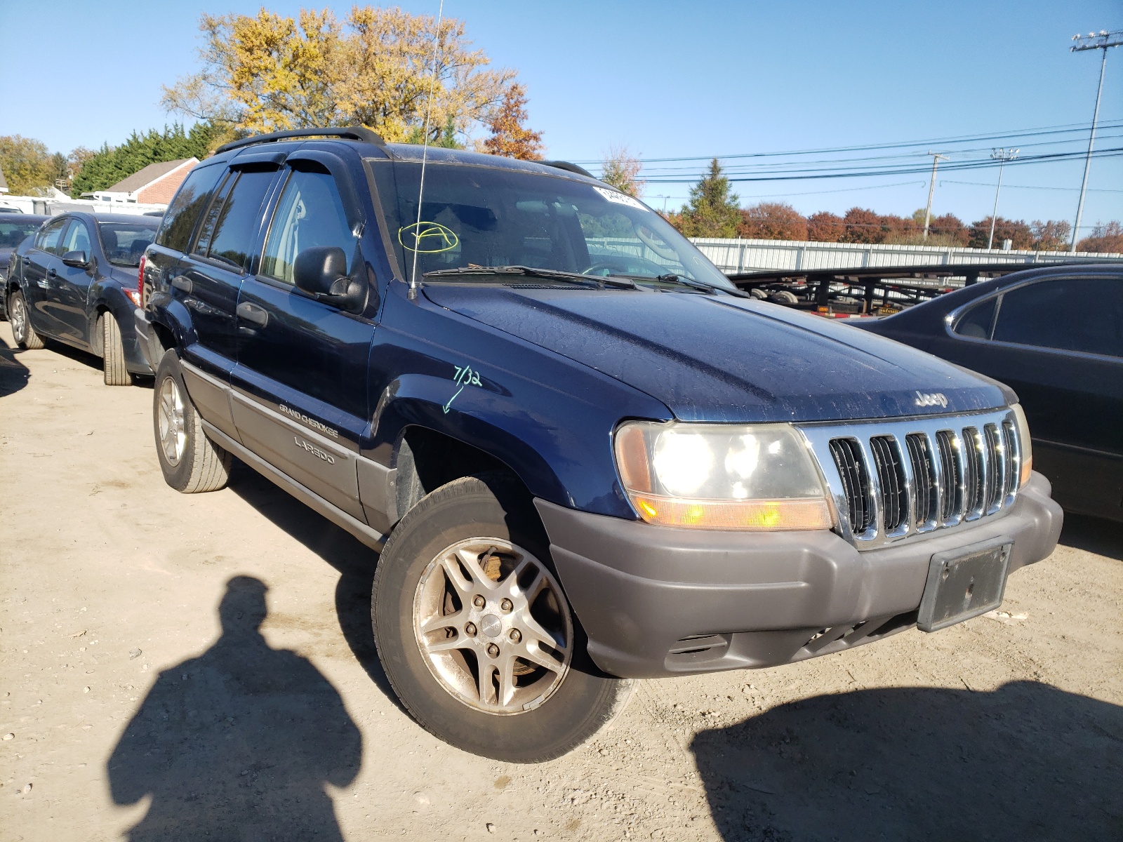 JEEP GRAND CHER 2002 with VIN 1J4GW48S92C146614 - Photo from auction