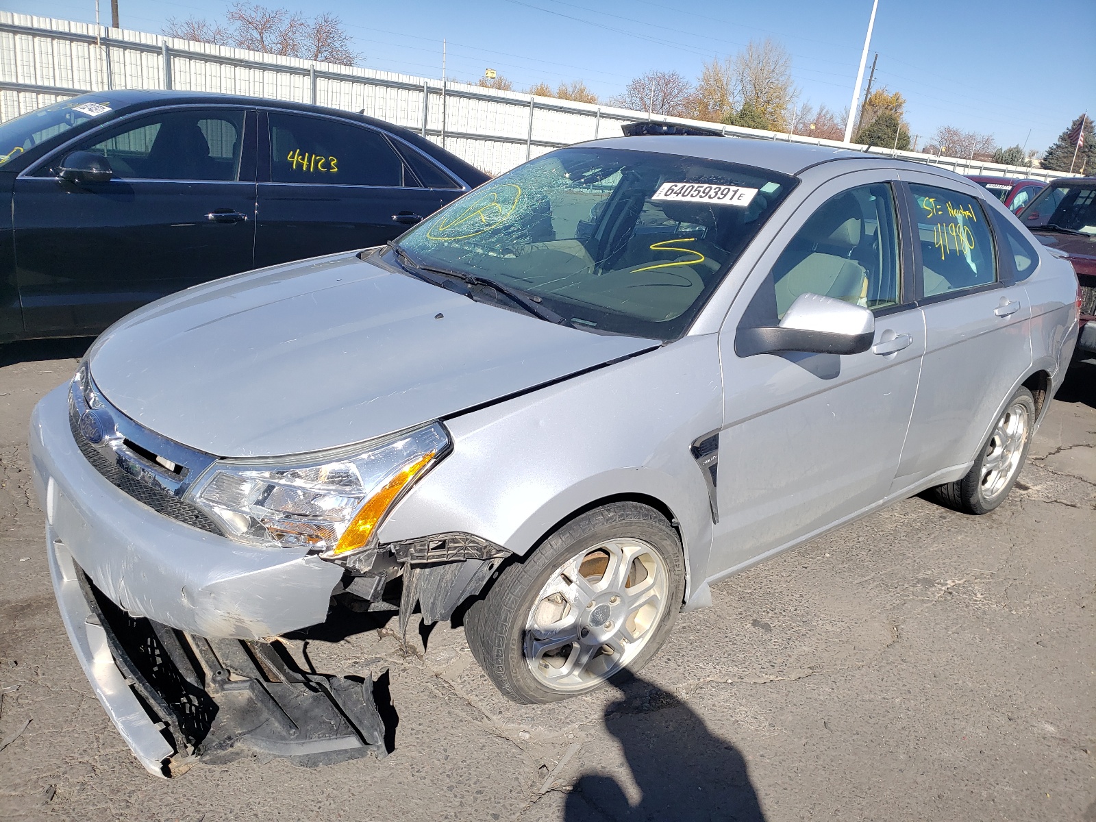 Photo 2 from auction – 2008 FORD FOCUS SE with VIN 1FAHP35NX8W123274