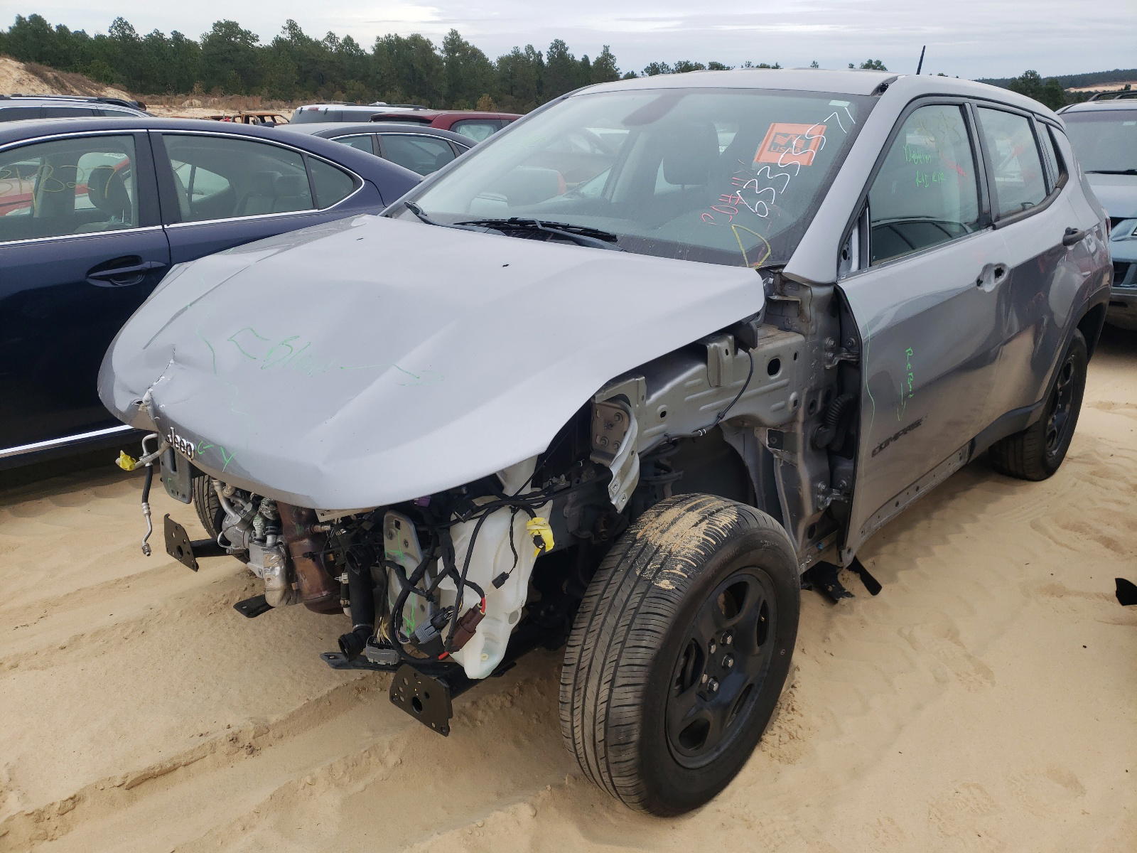 Photo 2 from auction – 2018 JEEP COMPASS SP with VIN 3C4NJCABXJT204541
