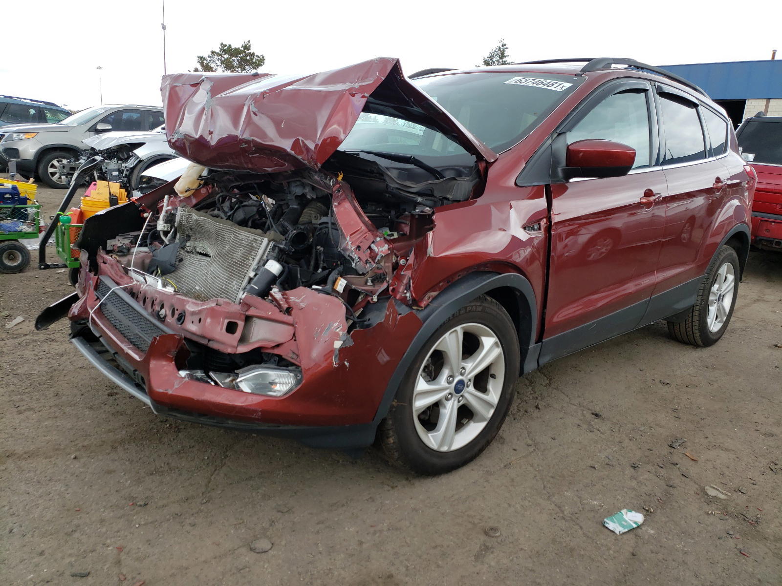 Photo 2 from auction – 2016 FORD ESCAPE SE with VIN 1FMCU9G95GUA26828