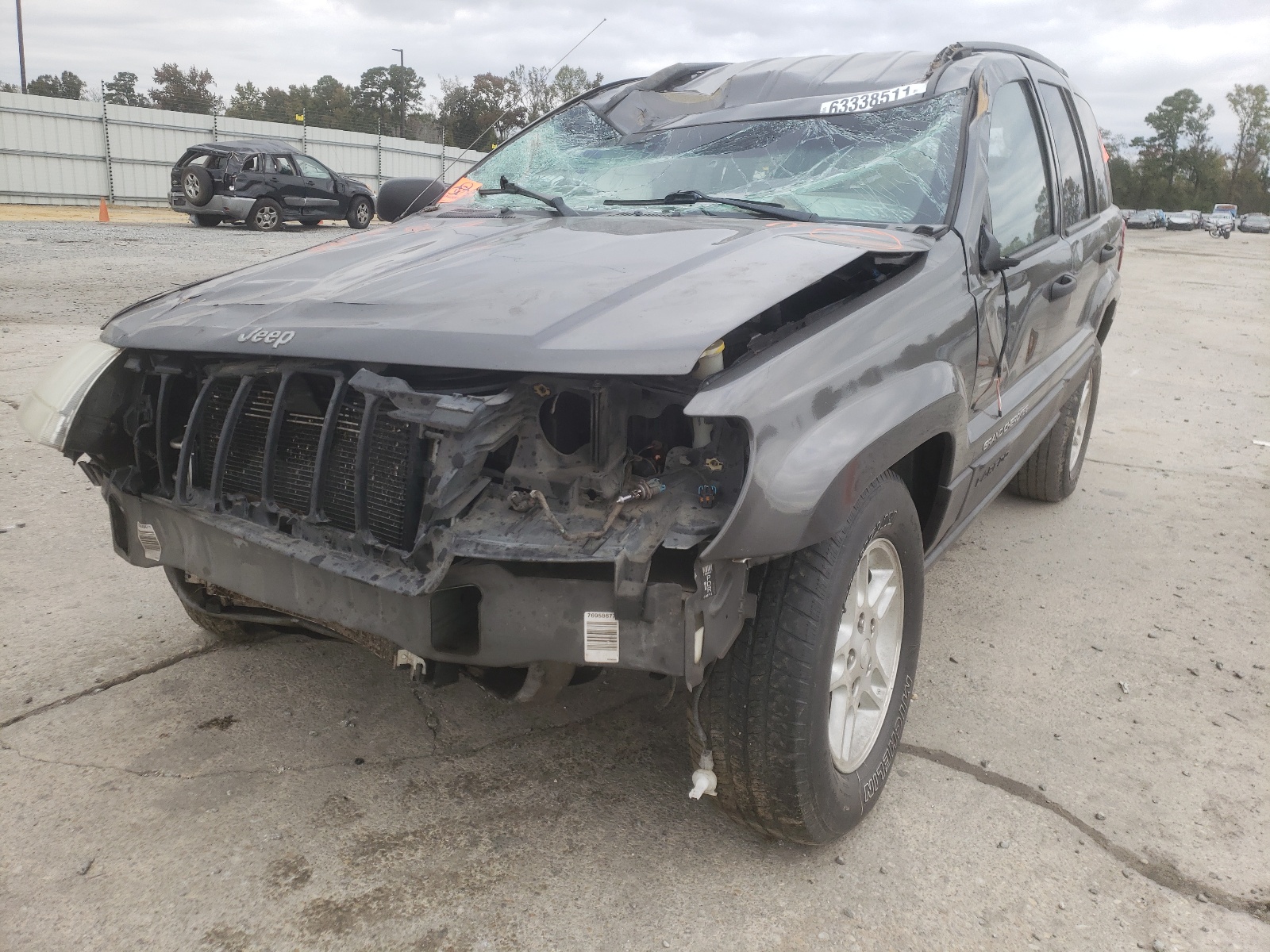 Photo 2 from auction – 2004 JEEP GRAND CHER with VIN 1J4GX48S44C350964