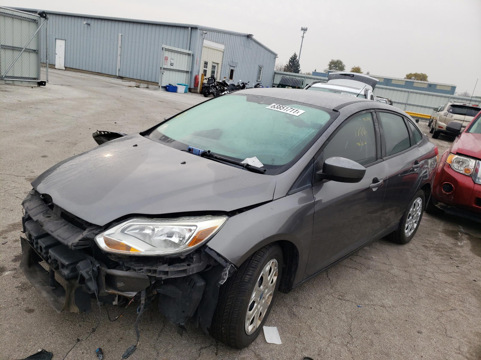 Photo 2 from auction – 2012 FORD FOCUS SE with VIN 1FAHP3F22CL187162