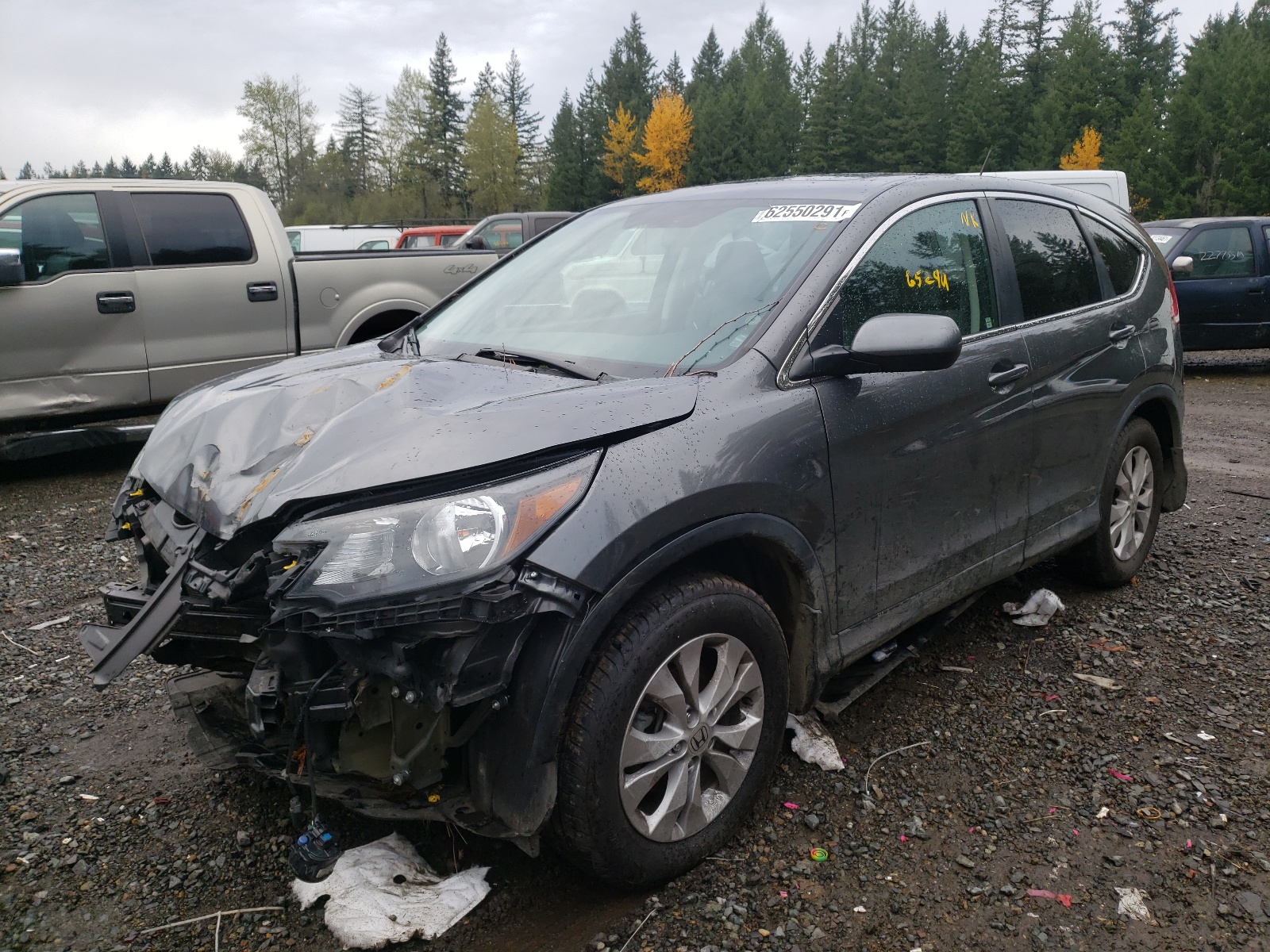 Photo 2 from auction – 2014 HONDA CR-V EX with VIN 2HKRM4H52EH656763