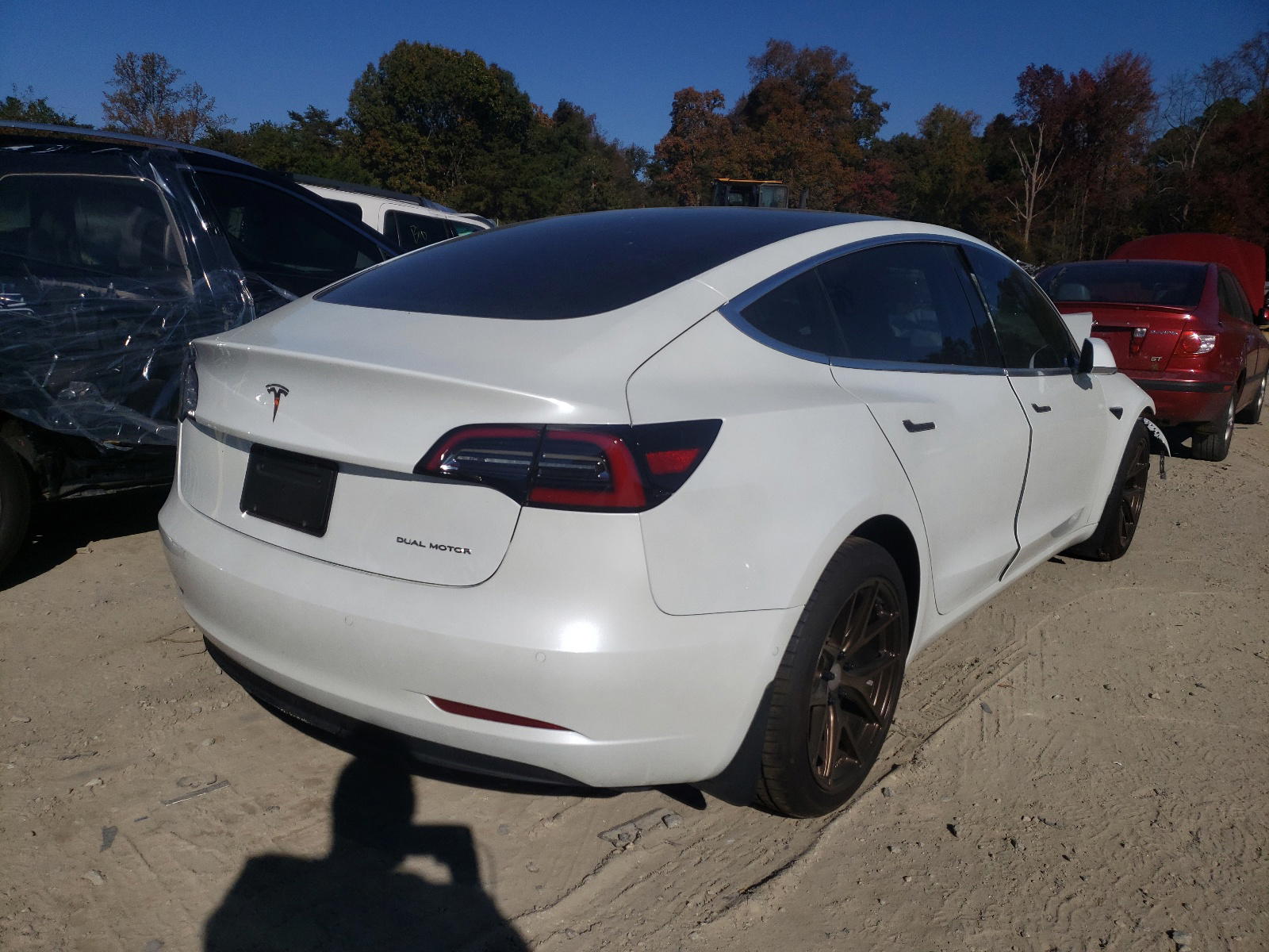 Photo 4 from auction – 2020 TESLA MODEL 3 with VIN 5YJ3E1EB7LF665062