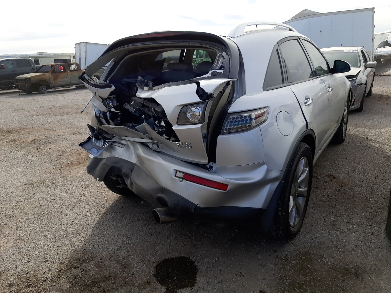 Photo 4 from auction – 2007 INFINITI FX35 with VIN JNRAS08U27X101998