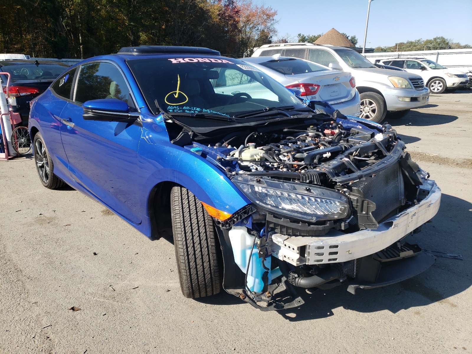 HONDA CIVIC TOUR 2016 with VIN 2HGFC3B97GH360632 - Photo from auction