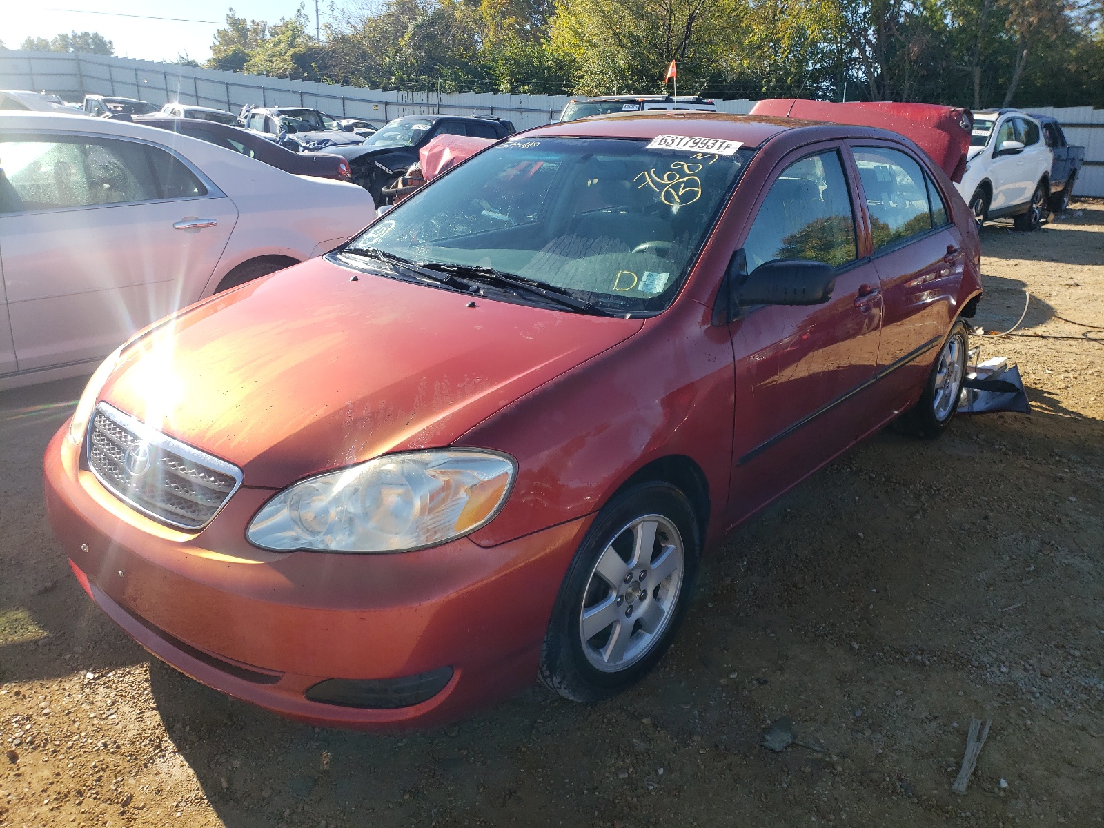 Photo 2 from auction – 2007 TOYOTA COROLLA CE with VIN 1NXBR32E87Z767683