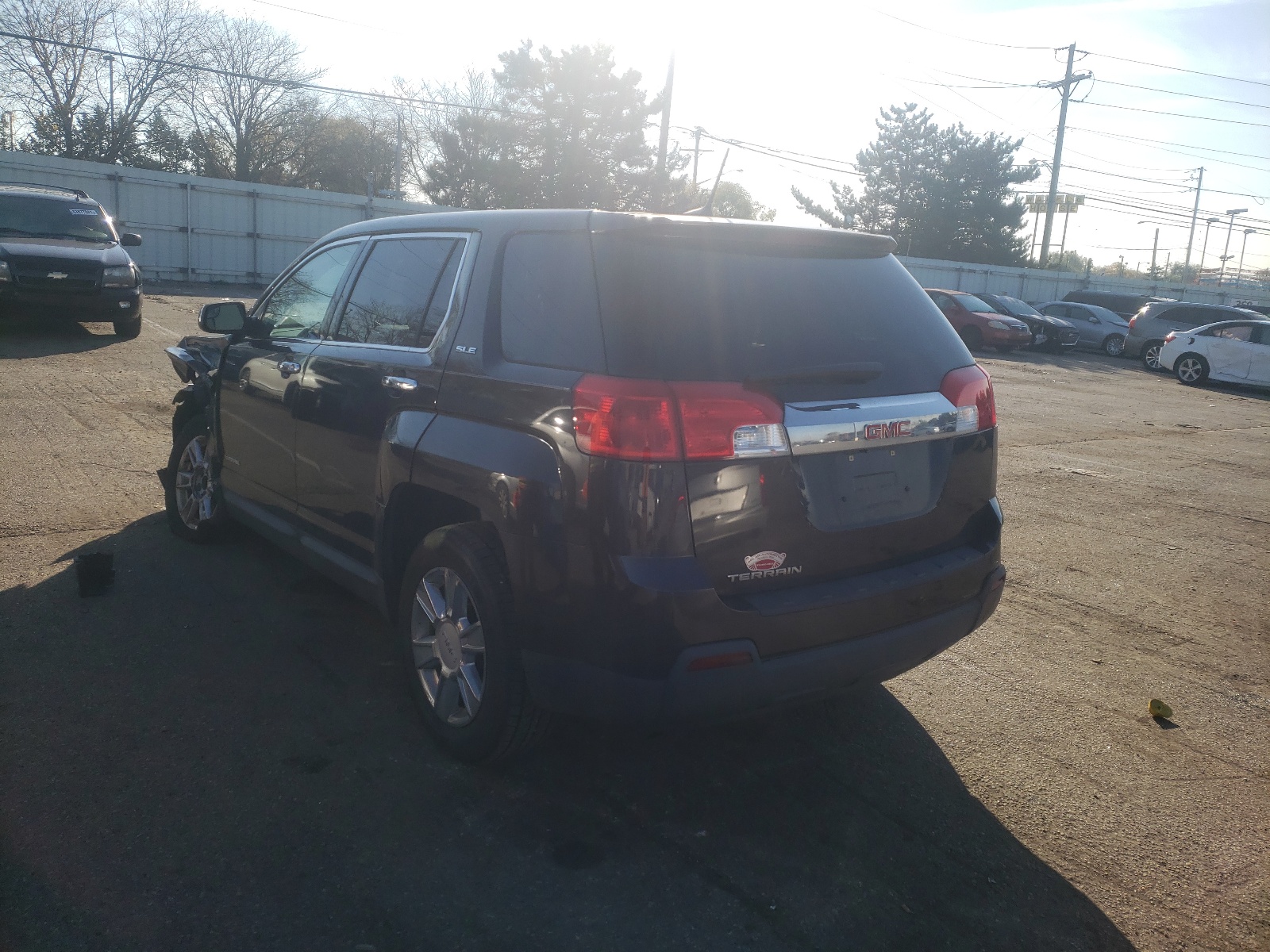Photo 3 from auction – 2013 GMC TERRAIN SL with VIN 2GKALMEKXD6293713
