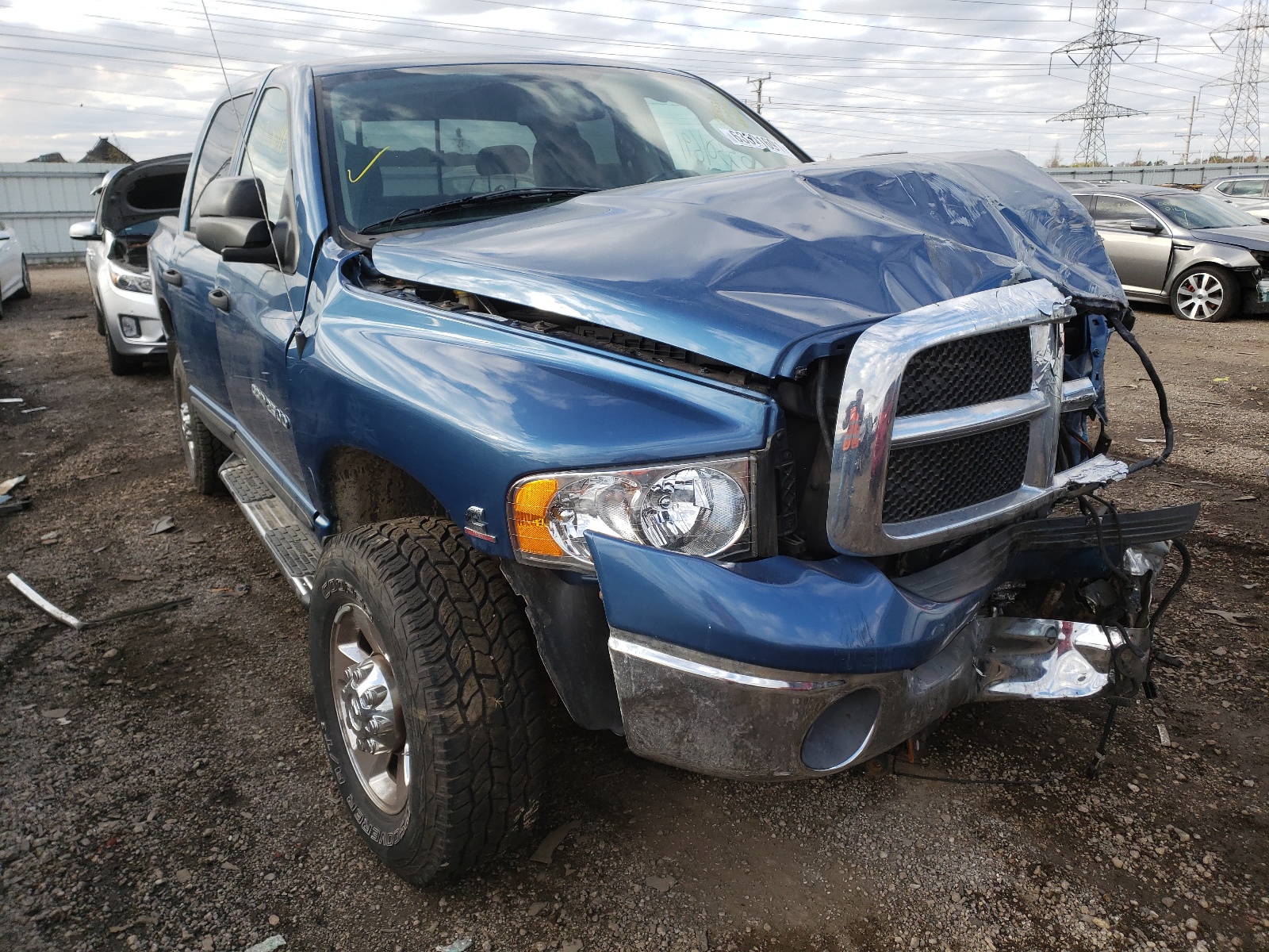 DODGE RAM 2500 S 2005 with VIN 3D7KS28CX5G837960 - Photo from auction