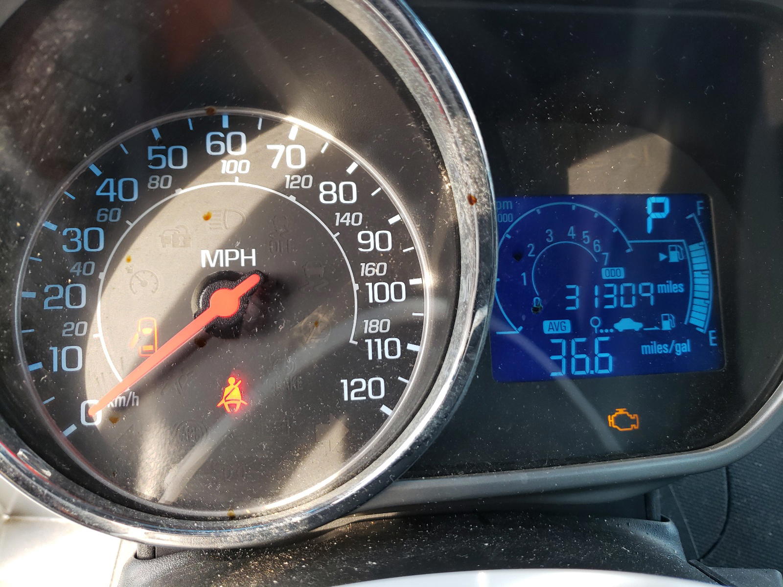 Photo 8 from auction – 2013 CHEVROLET SPARK 2LT with VIN KL8CF6S90DC610259