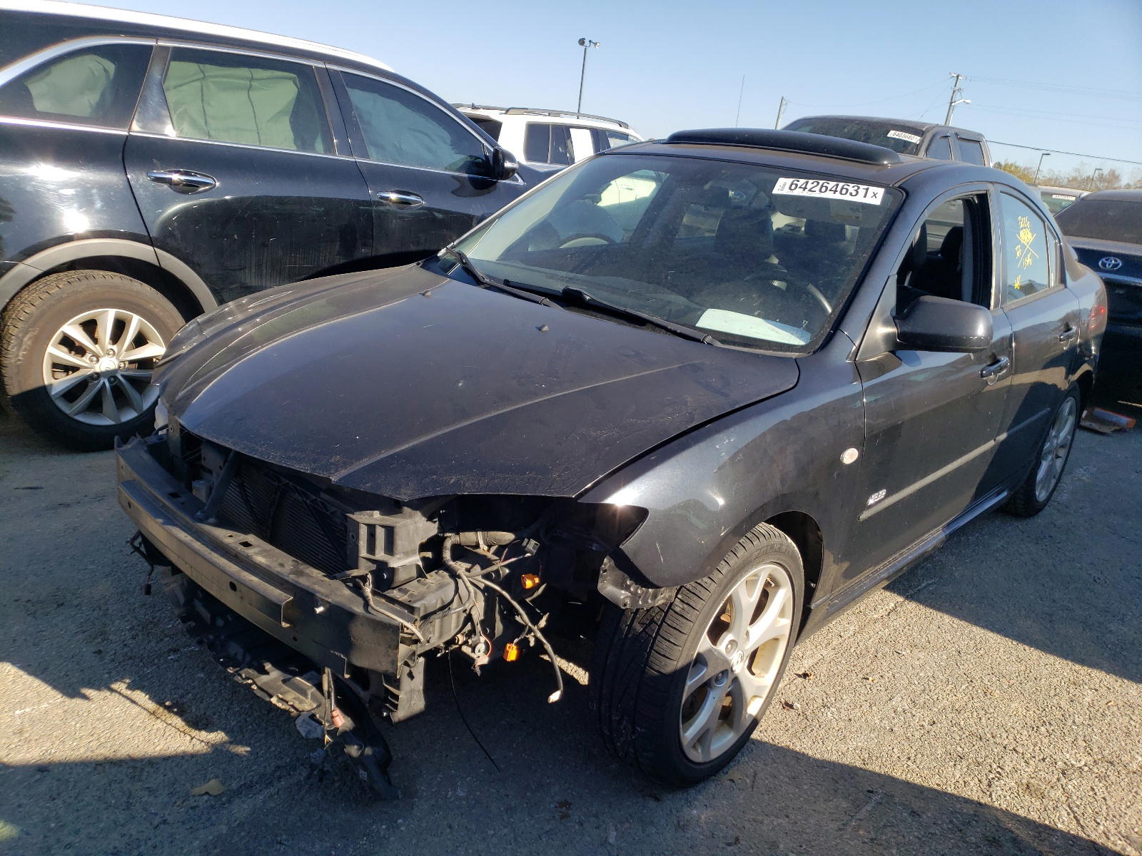 Photo 2 from auction – 2009 MAZDA 3 S with VIN JM1BK323691203364