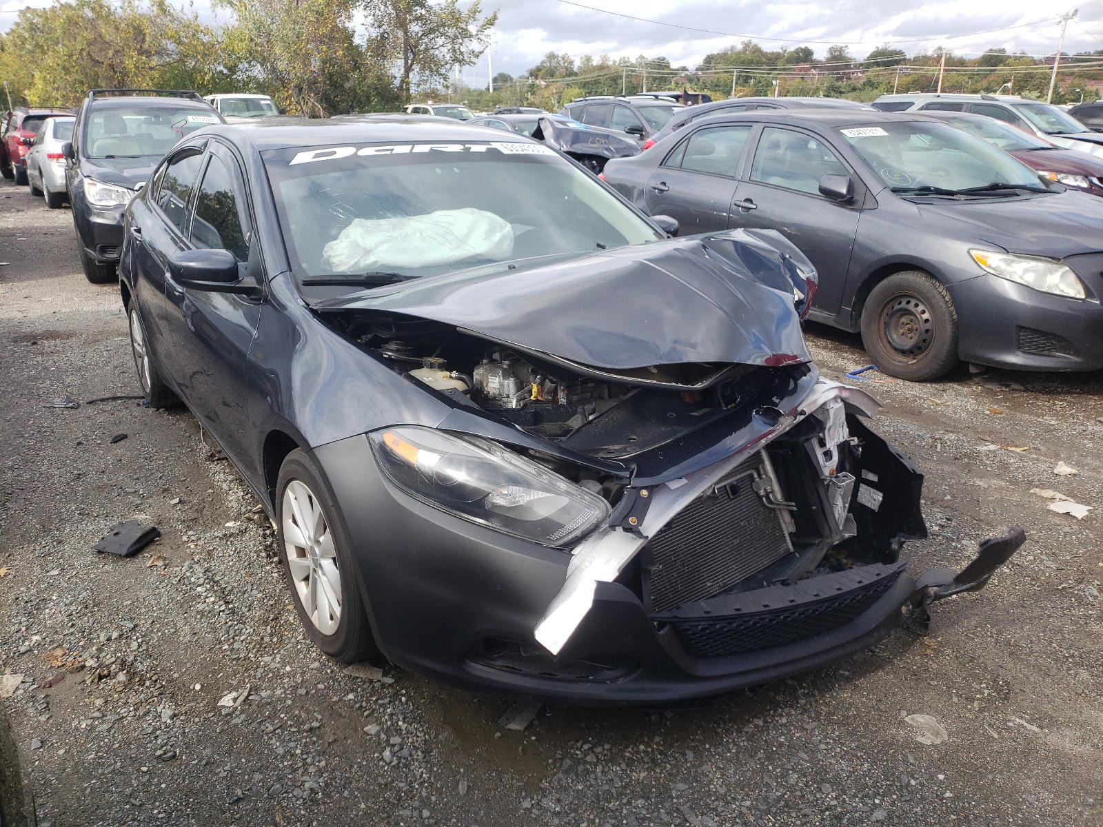 DODGE DART SXT 2014 with VIN 1C3CDFBB4ED909916 - Photo from auction