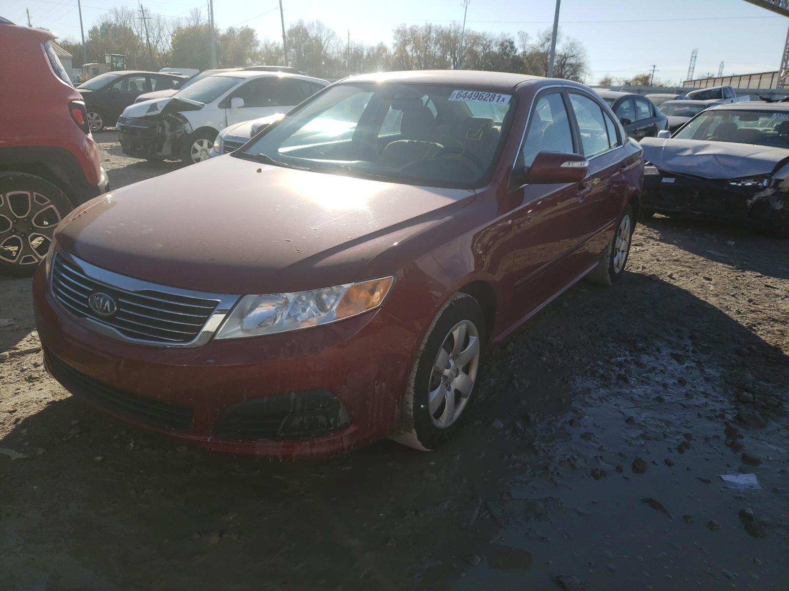Photo 2 from auction – 2009 KIA OPTIMA LX with VIN KNAGE228295300246