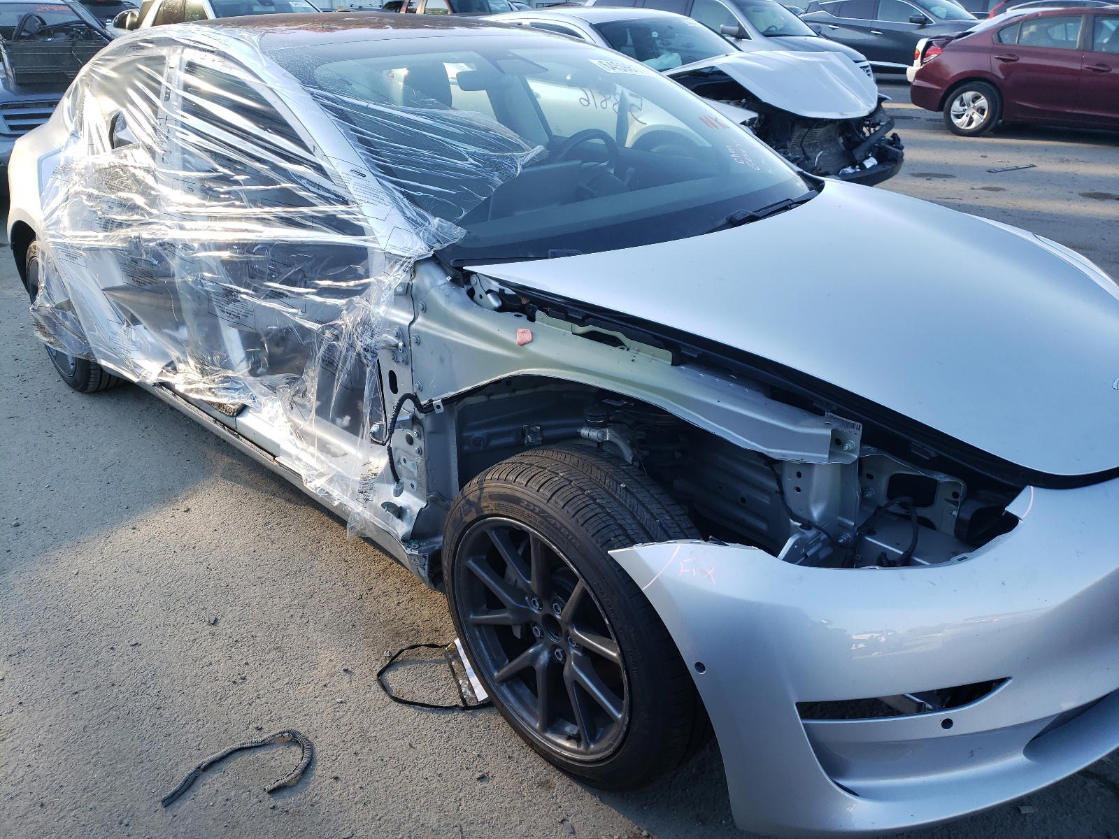 Photo 9 from auction – 2018 TESLA MODEL 3 with VIN 5YJ3E1EAXJF030633