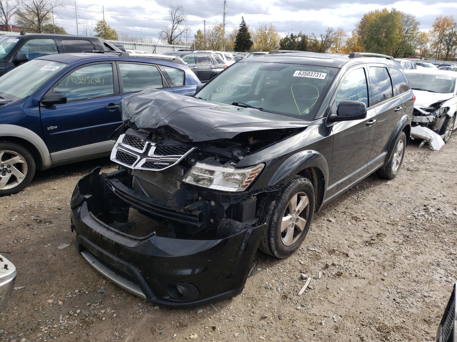 Photo 2 from auction – 2012 DODGE JOURNEY SX with VIN 3C4PDDBG7CT181982
