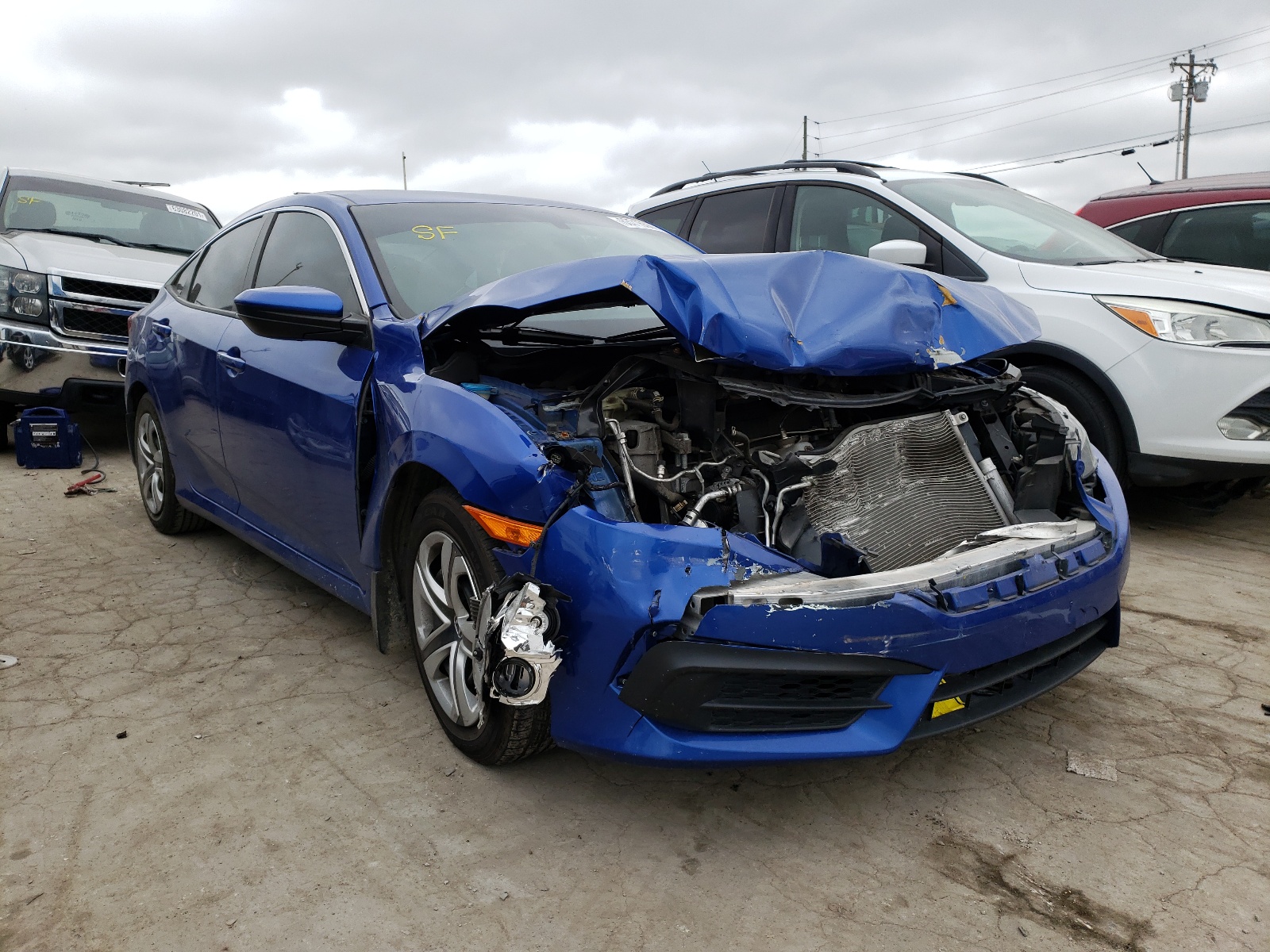 HONDA CIVIC LX 2016 with VIN 19XFC2F53GE014251 - Photo from auction