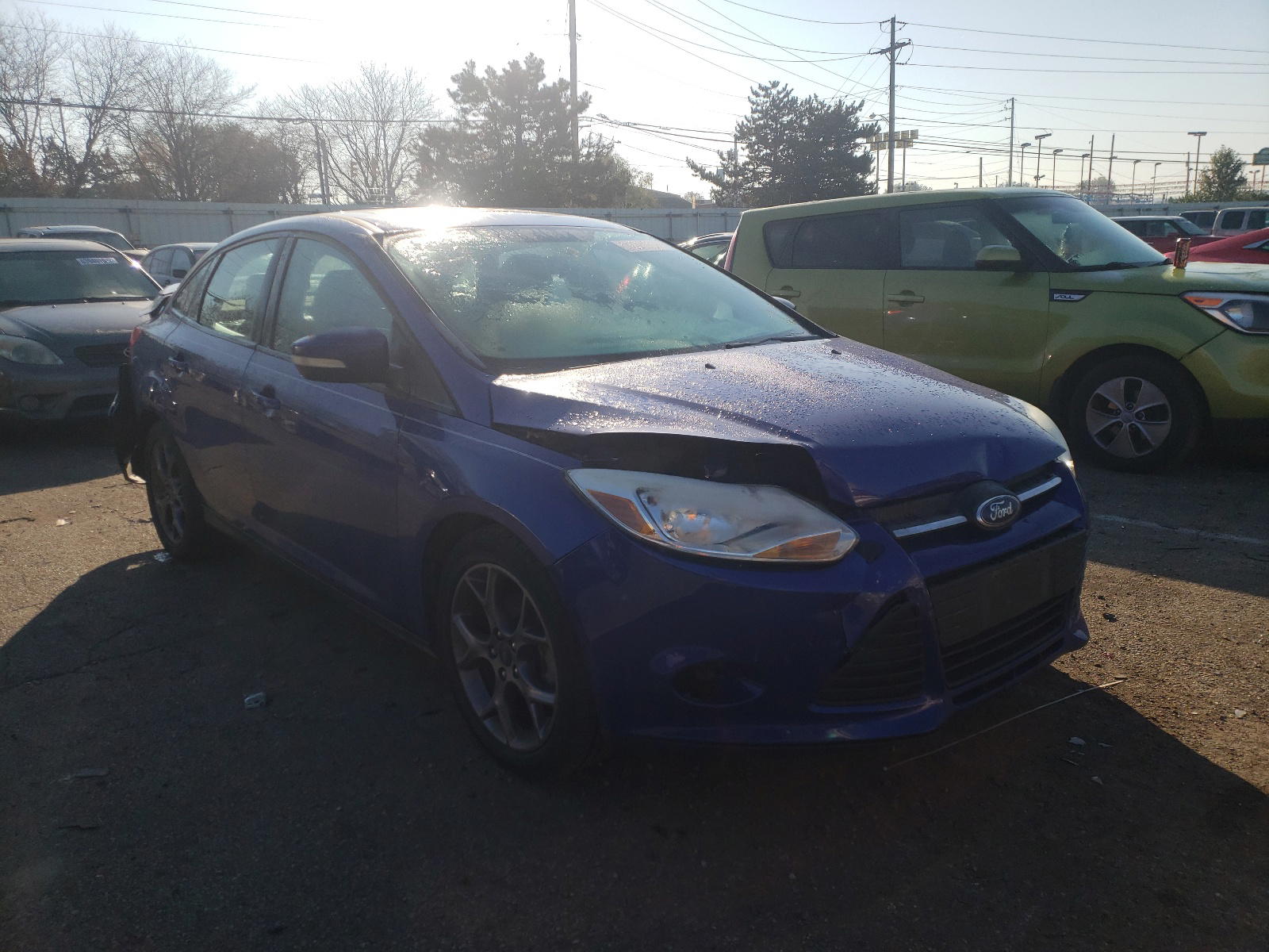 FORD FOCUS SE 2013 with VIN 1FADP3F28DL320314 - Photo from auction