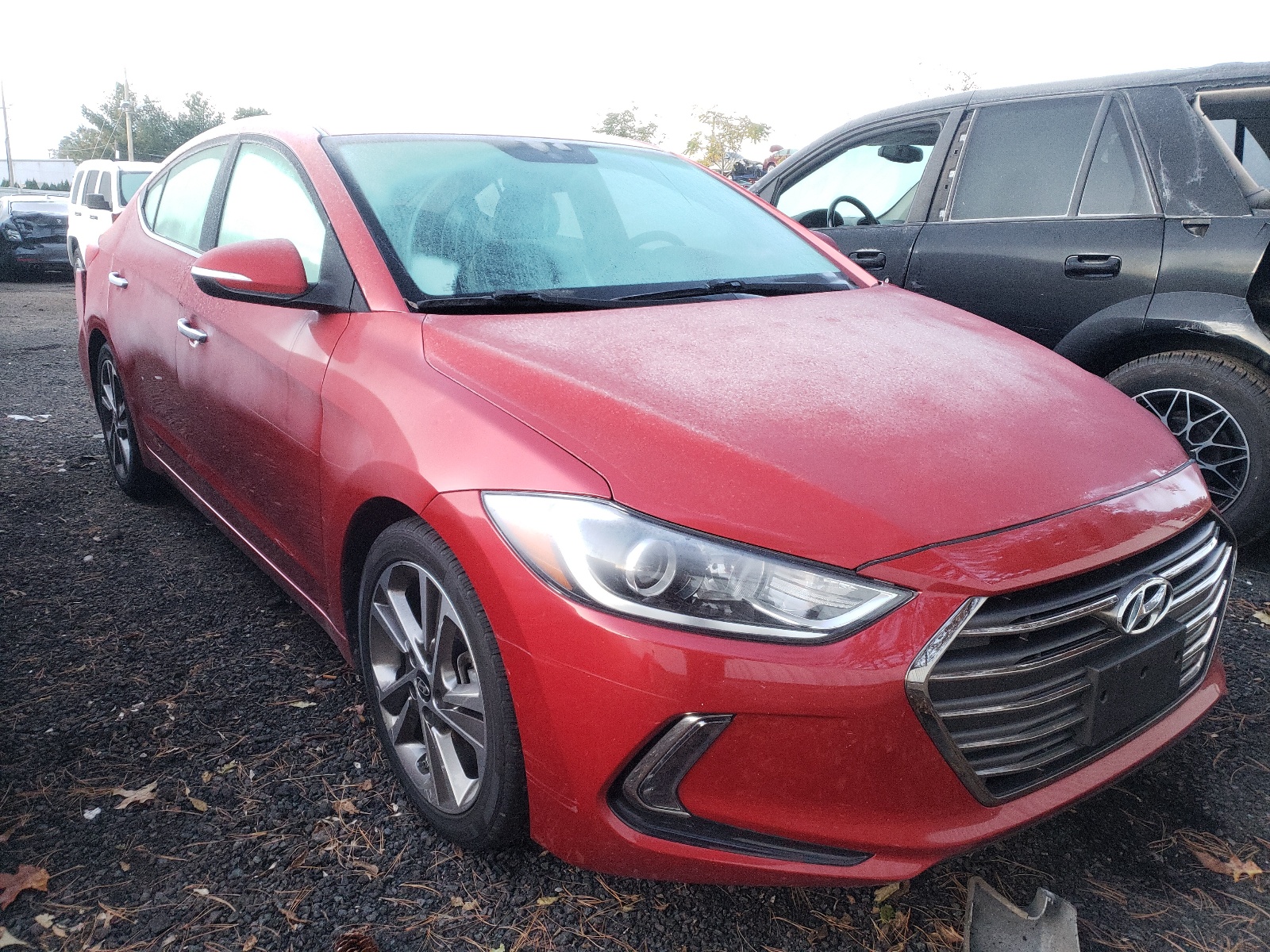 HYUNDAI ELANTRA SE 2017 with VIN 5NPD84LF2HH033484 - Photo from auction