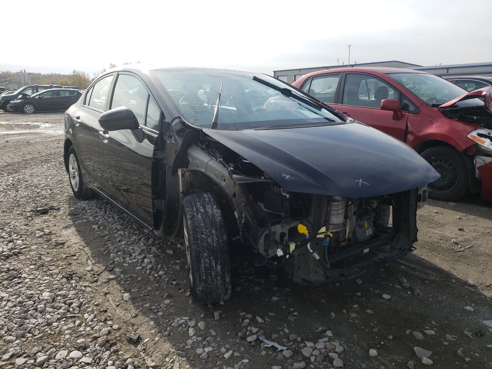 Photo 1 from auction – 2015 HONDA CIVIC LX with VIN 19XFB2F54FE051259