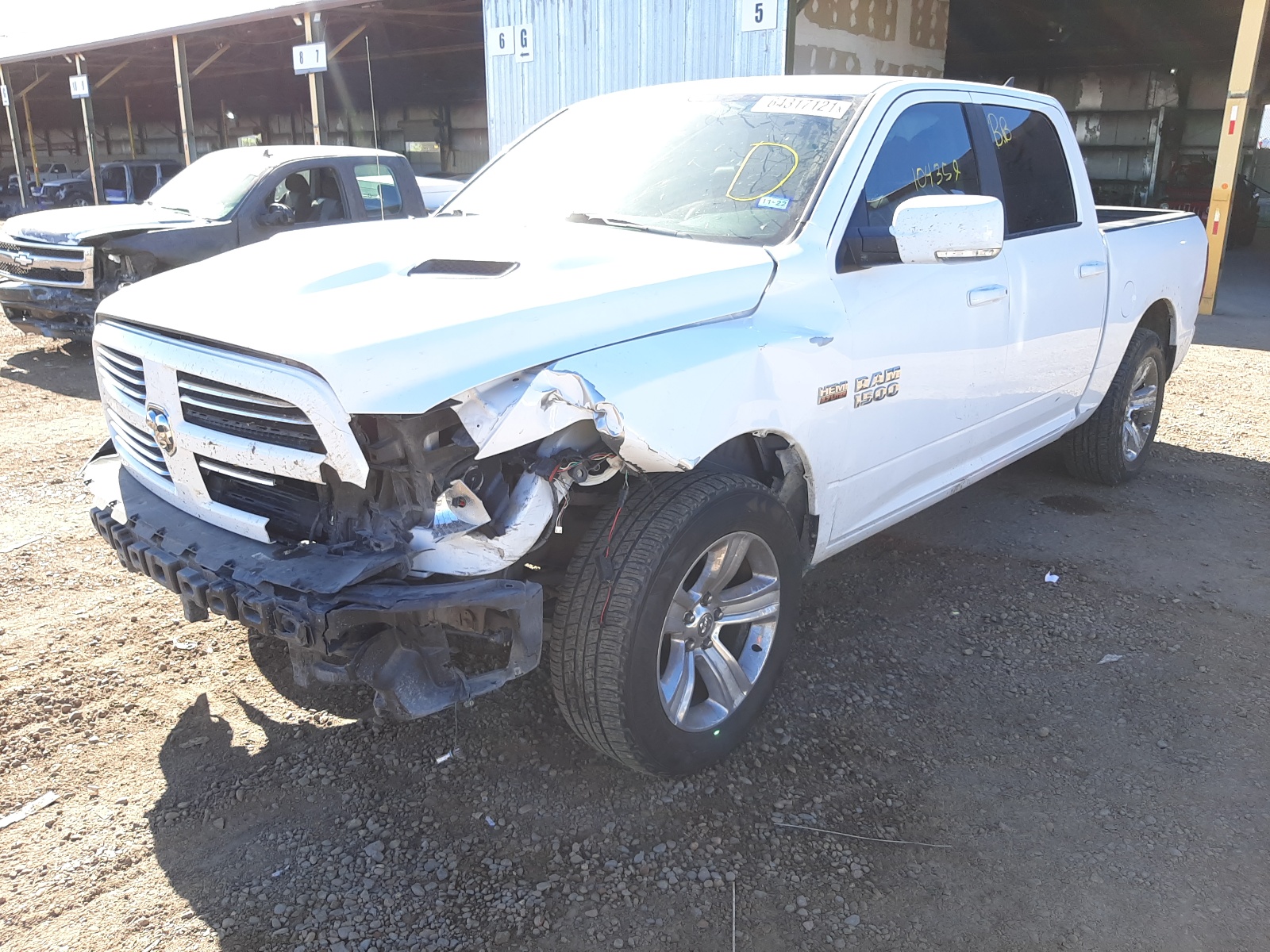 Photo 2 from auction – 2016 RAM 1500 SPORT with VIN 1C6RR6MT6GS369181