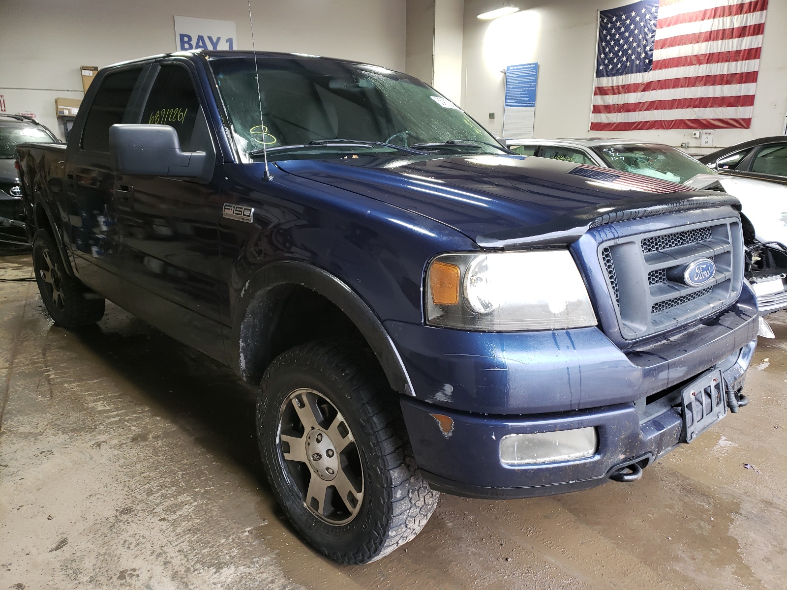 FORD F150 SUPER 2005 with VIN 1FTPW14505FA94488 - Photo from auction