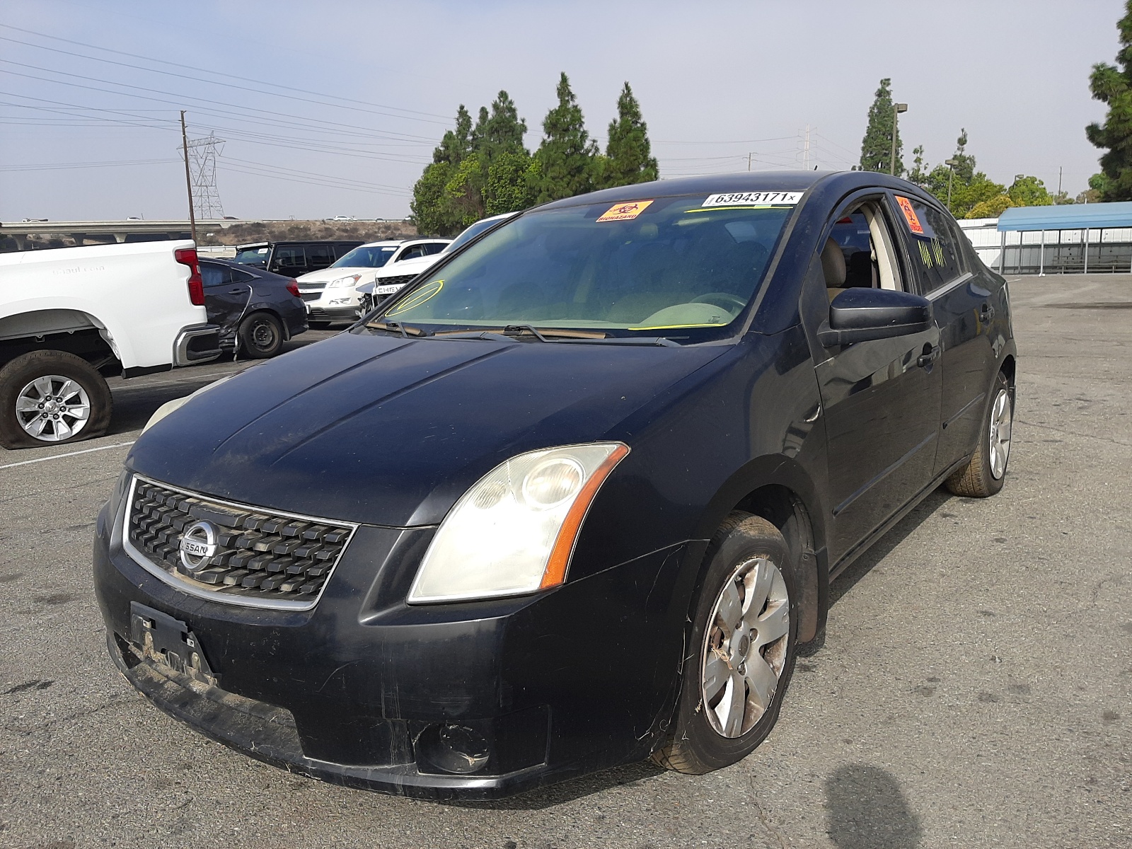 Photo 2 from auction – 2008 NISSAN SENTRA 2.0 with VIN 3N1AB61EX8L746159