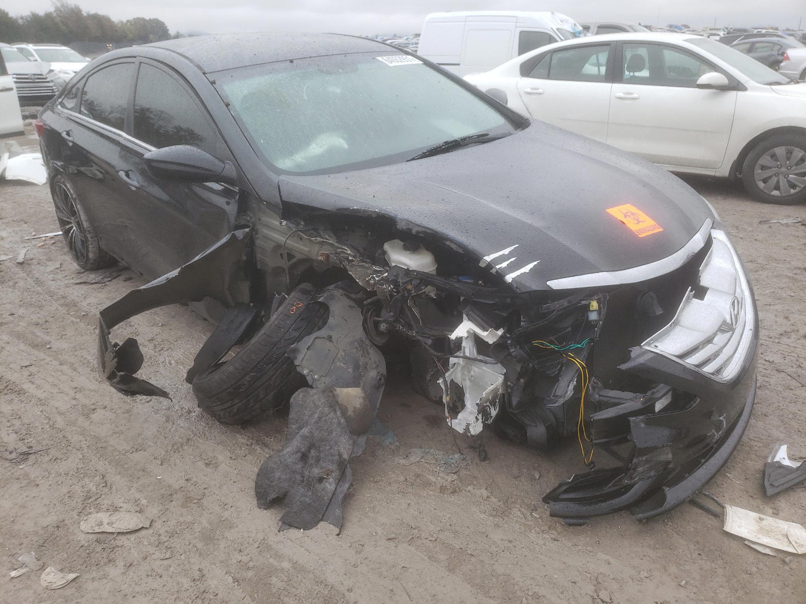 HYUNDAI SONATA GLS 2012 with VIN 5NPEB4AC8CH407166 - Photo from auction