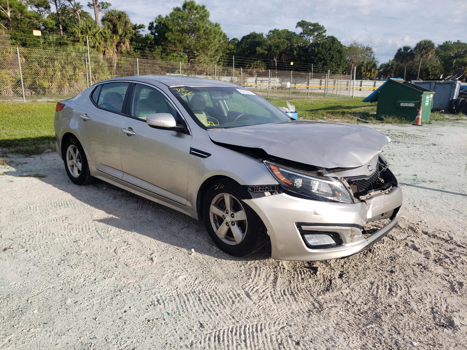 KIA OPTIMA LX 2014 with VIN KNAGM4A74E5478144 - Photo from auction