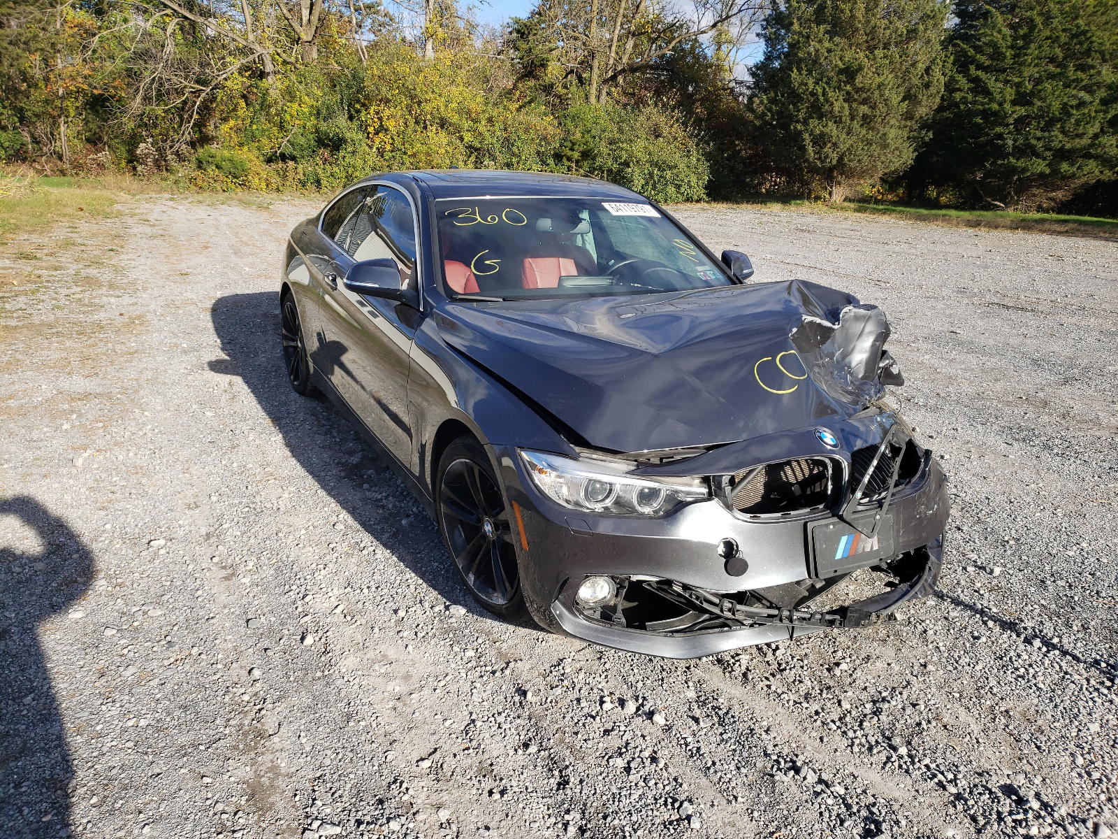BMW 430XI 2017 with VIN WBA4R9C59HK878431 - Photo from auction
